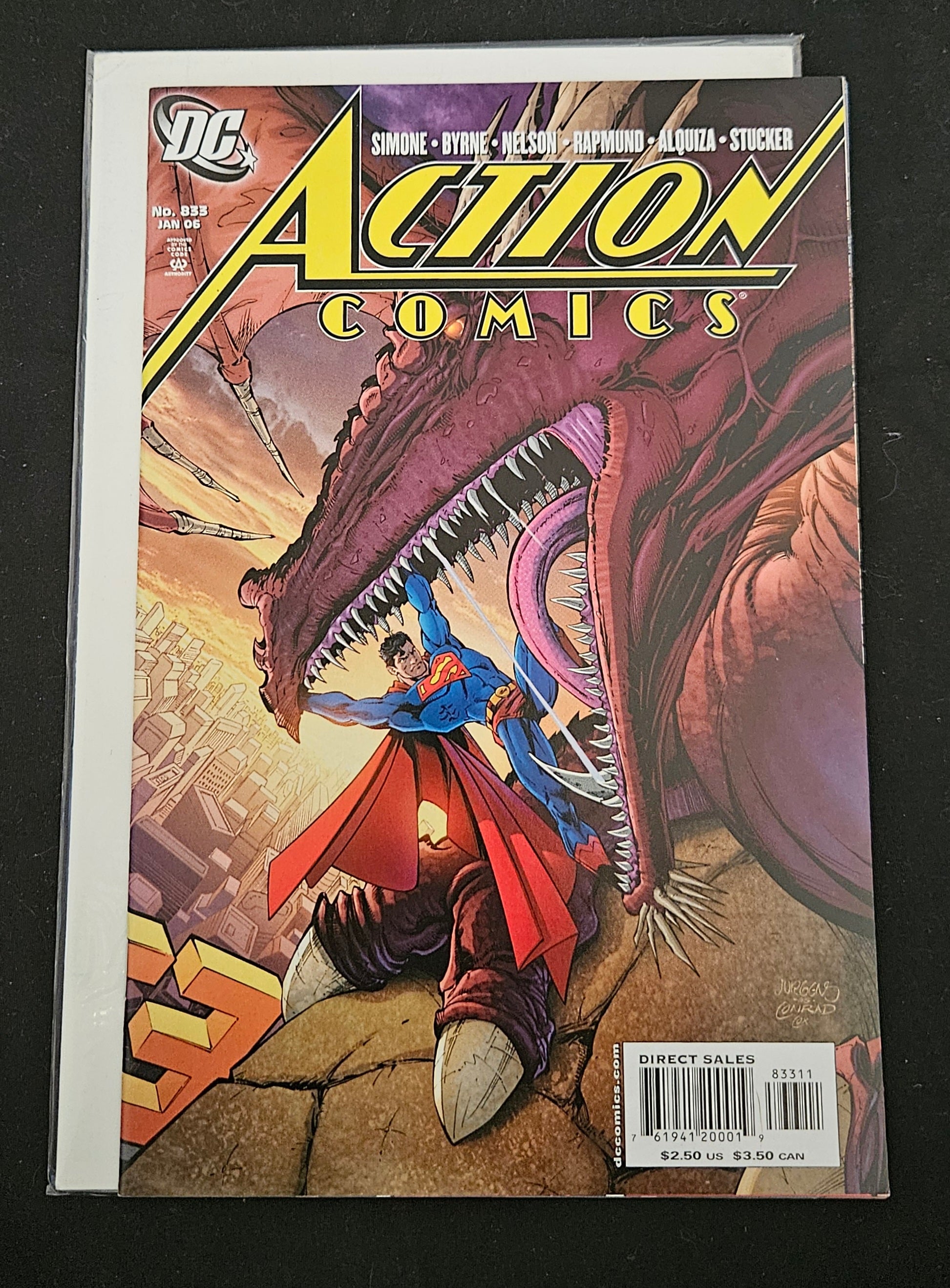 Action Comics #833: The Super Duel! | DC Comics 2005 Issue | Collectible Comic Book for Superhero Fans & Comic Collectors | Perfect for Display, Gifts, and Investment