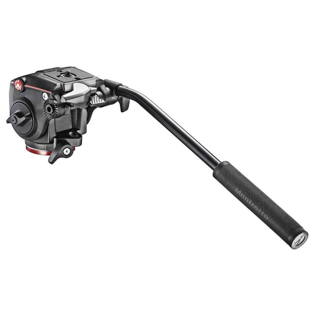 Manfrotto MHXPRO 2-Way Pan and Tilt Tripod Head with 200PL-14 Quick Release Plate - Professional Camera Support for Photography & Videography - Perfect for DSLR, Mirrorless Cameras, and Video Shooting