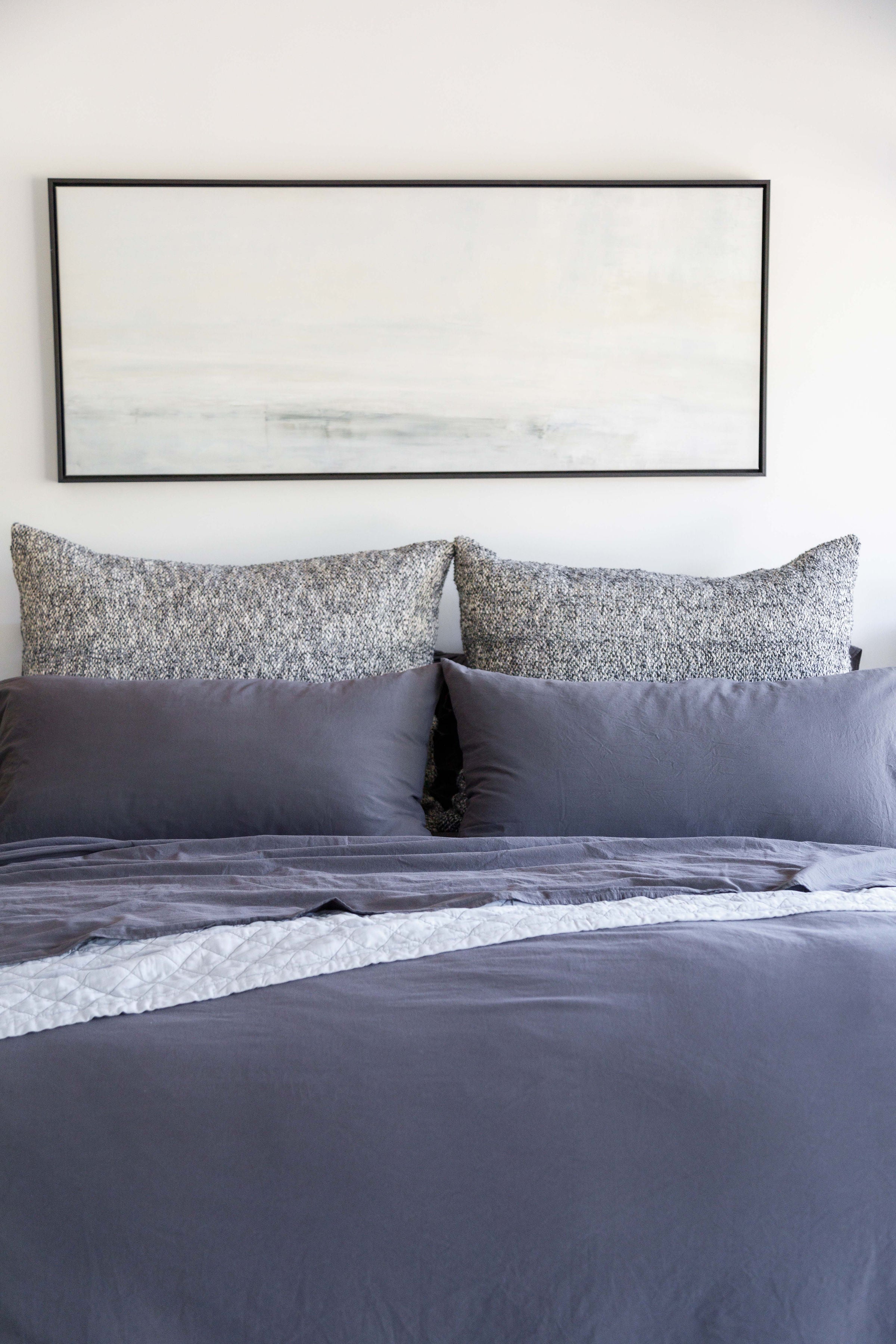 Brentwood Oversized Pillow with Insert - Soft & Supportive for Bed, Couch, and Floor Lounging