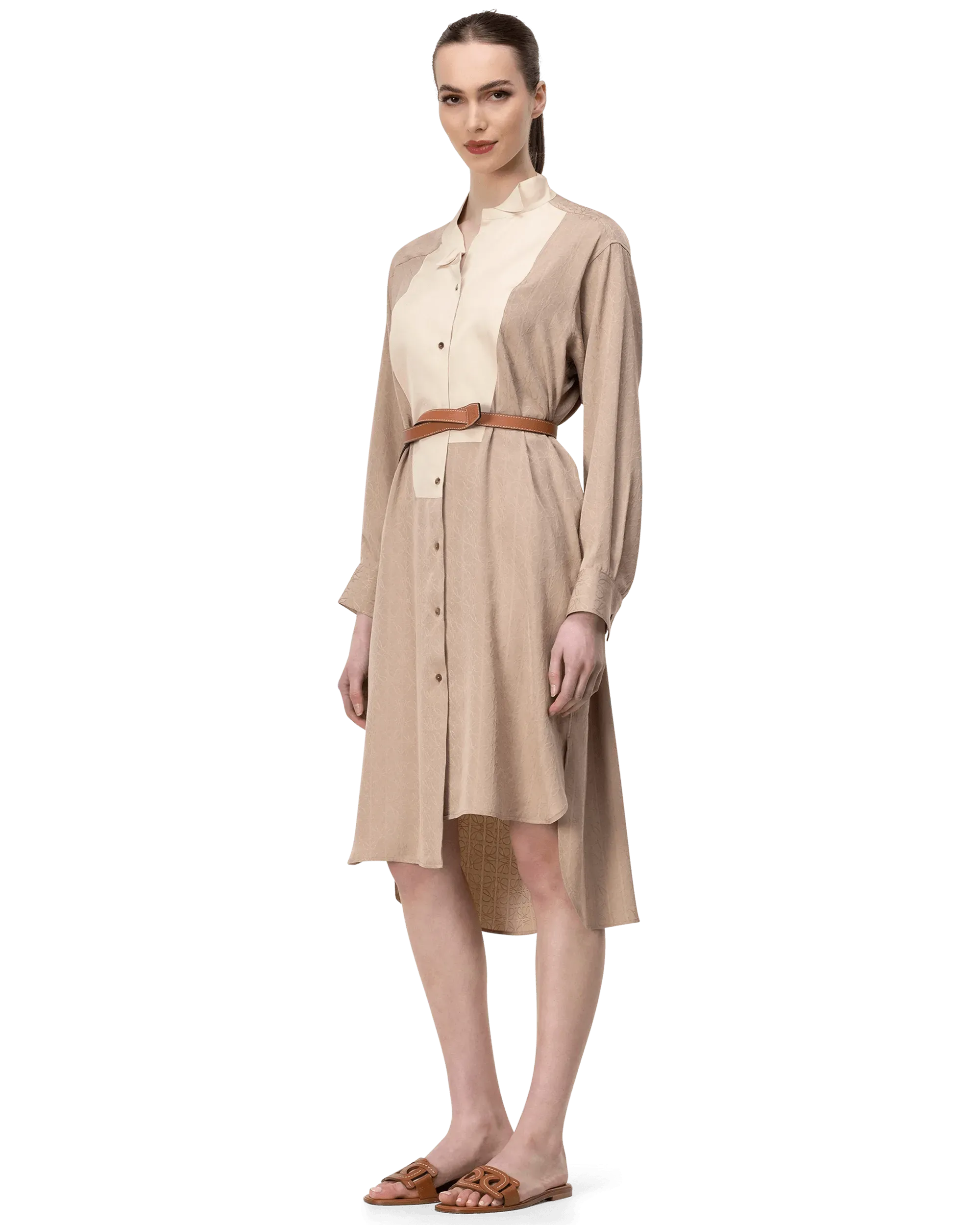Stylish Belted Asymmetrical Shirt Dress for Women | Trendy Office & Casual Wear | Perfect for Work, Date Night & Weekend Outings