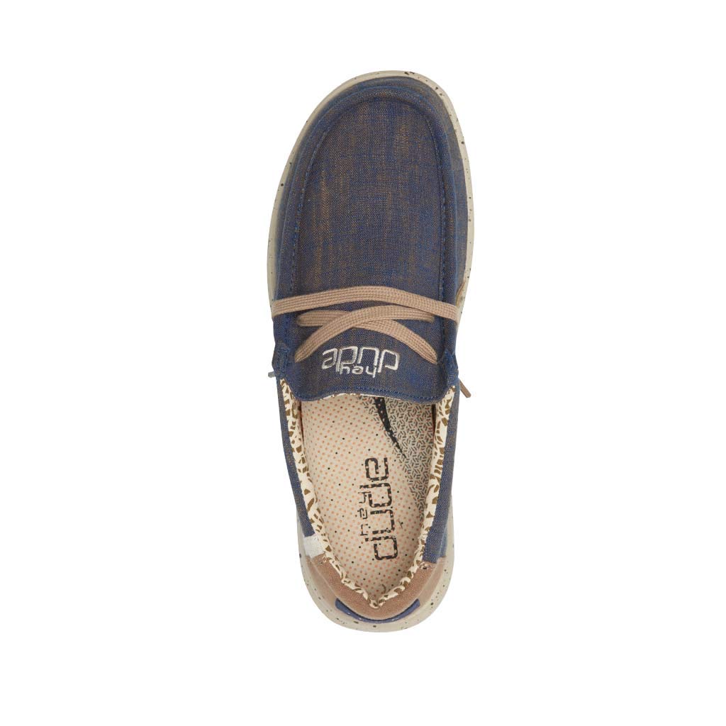Hey Dude Men's Wally Funk Slip-On Loafers - Breathable Comfortable Lightweight Casual Shoes for Men - Perfect for Walking, Travel & Everyday Wear