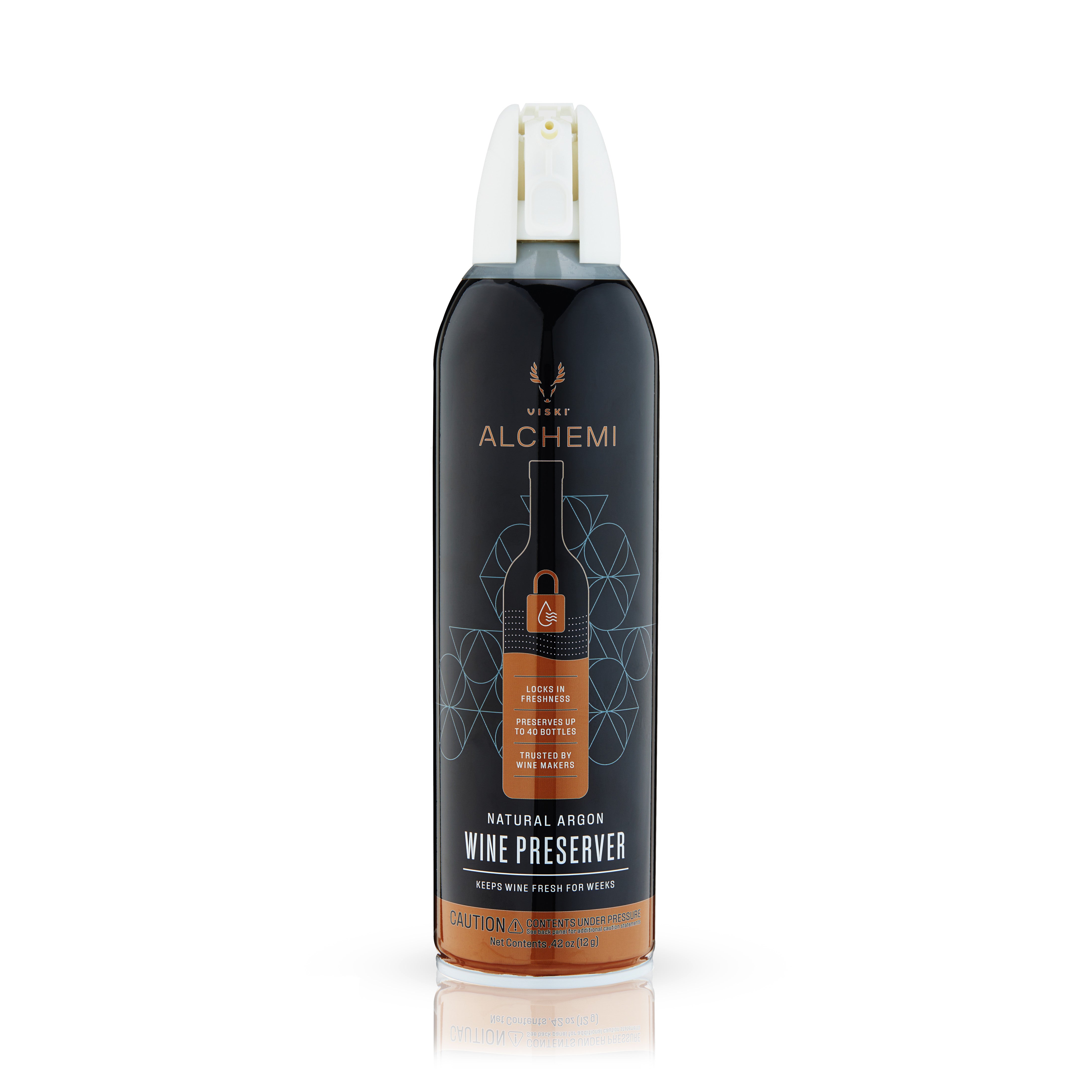 Alchemi Natural Argon Wine Preserver - Premium Wine Saver & Preserver Spray for Red, White & Sparkling Wines - Extend Freshness Up to 30 Days - Perfect for Wine Bars, Restaurants & Home Use