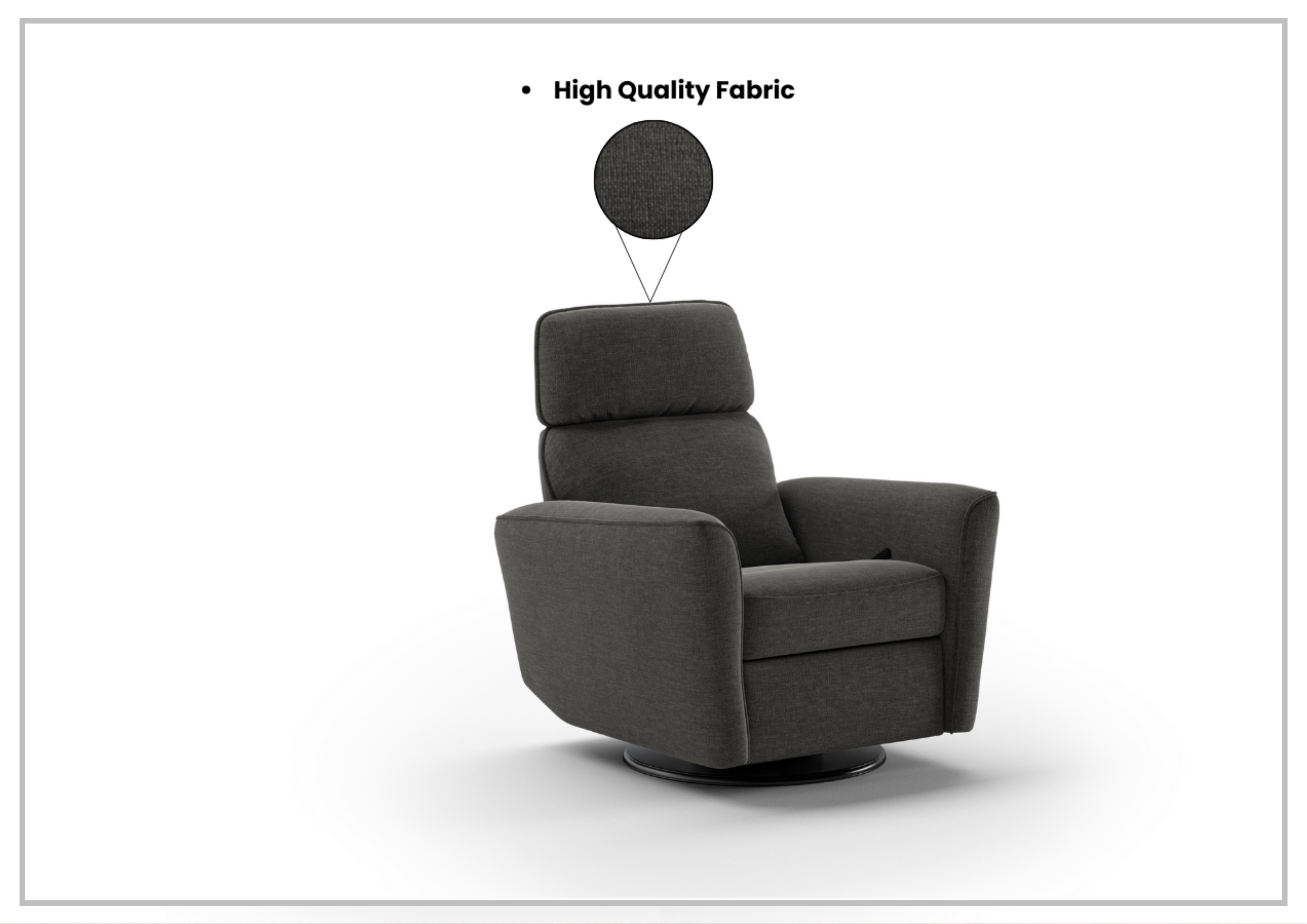 Power & Manual Recliner Chair with Welted Fabric - Comfortable Lift Chair for Living Room, Home Theater & Office - Adjustable Electric Reclining Sofa with USB Charging Port