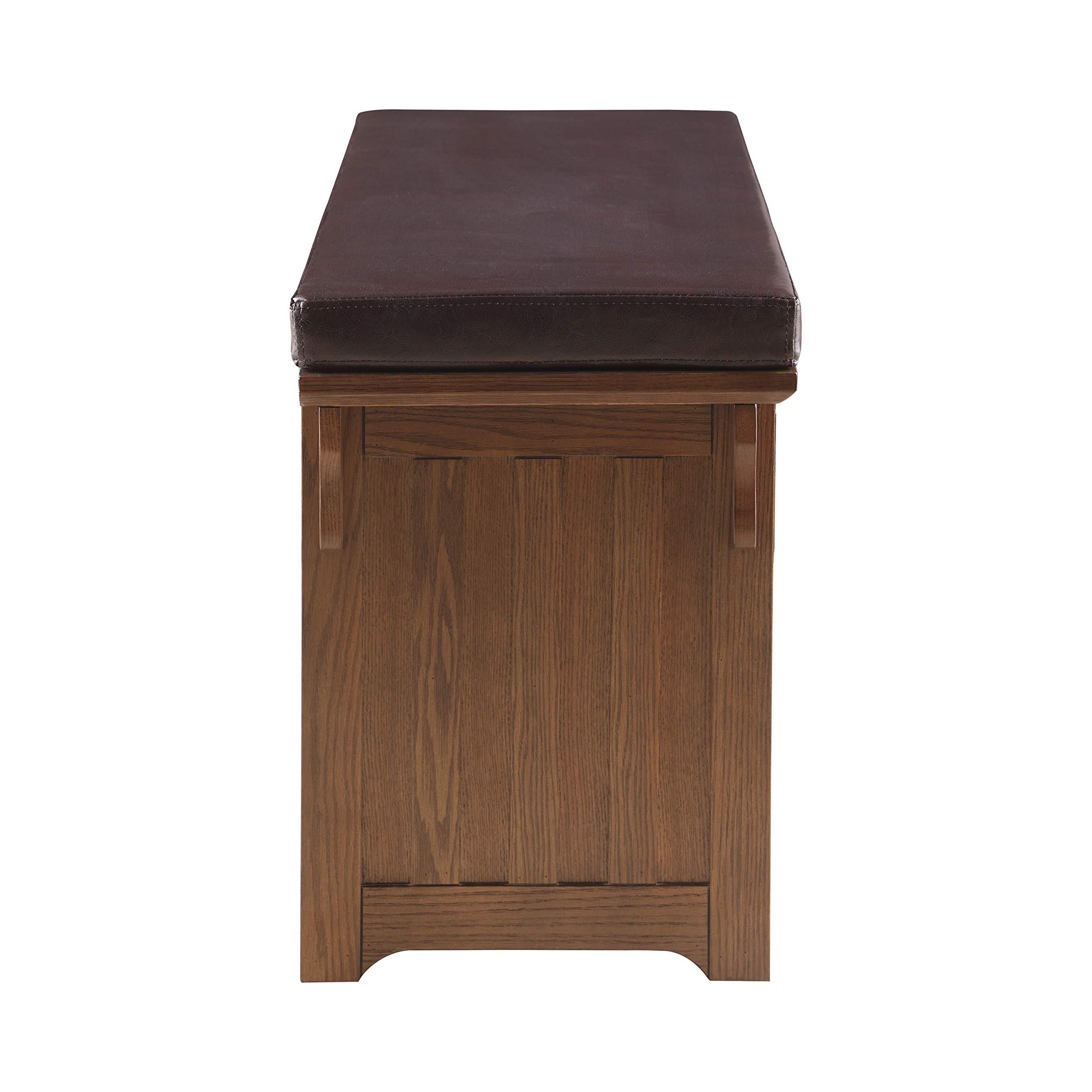 Coaster Home Furnishings Storage Bench - Upholstered Ottoman with Lift Top & Hidden Storage - Perfect for Living Room, Bedroom & Entryway Organization