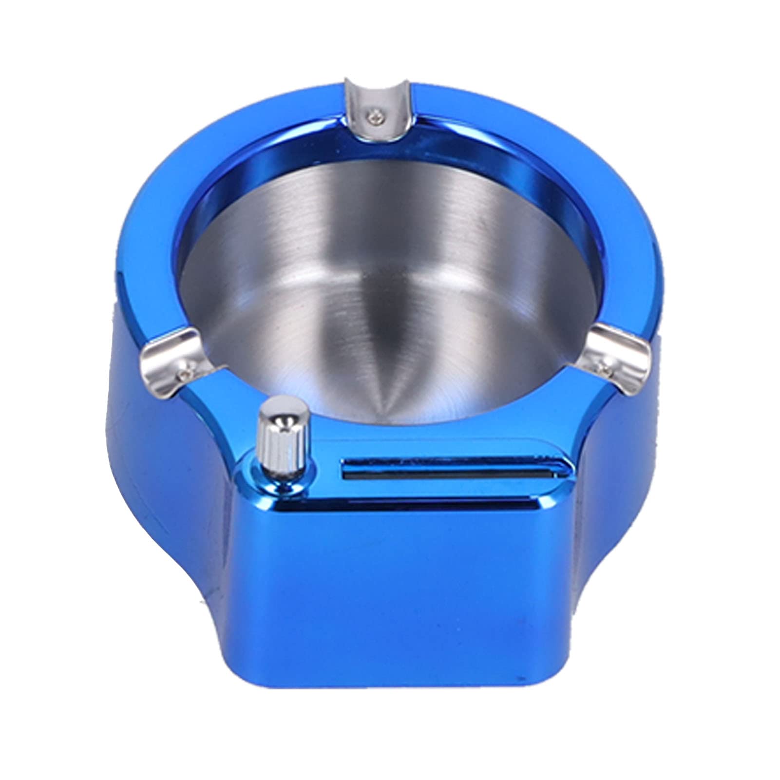 SoarUp Premium Cigarette Ashtray - Washable Lighter Holder for Home, Office & Outdoor Use (Blue) - Ideal for Smoking Areas, Patios, and Workspaces