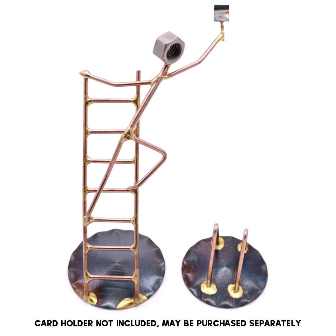 Handmade Metal Art Figurine - House Painter Collectible, Desk Decor, Office Trophy, Construction Worker Gift for Boss | Perfect for Office Décor, Construction Themed Parties & Retirement Gifts