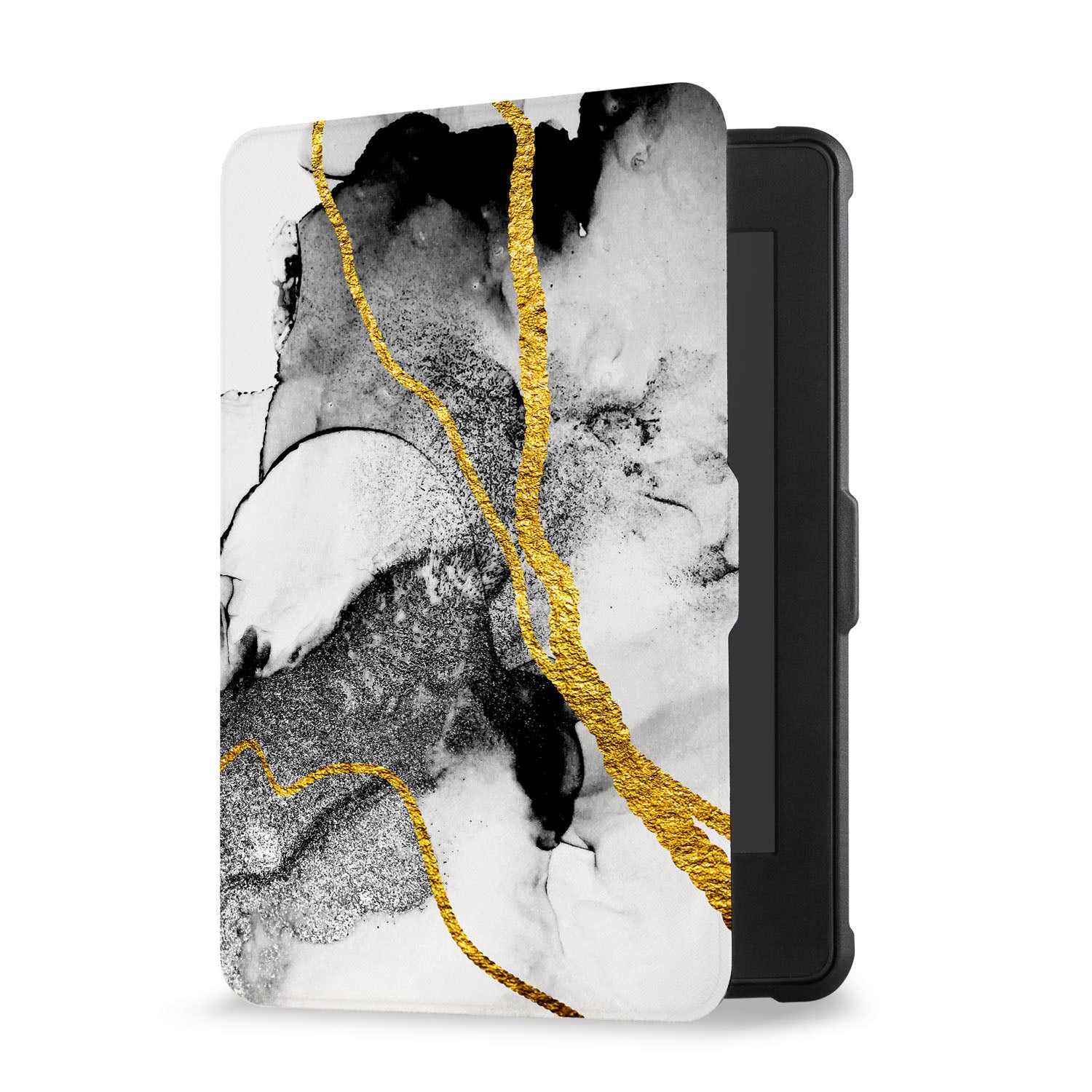 Premium Marble Art Kindle Case - Elegant & Durable Cover for Kindle E-Readers - Perfect for Reading at Home, Travel & Gifts