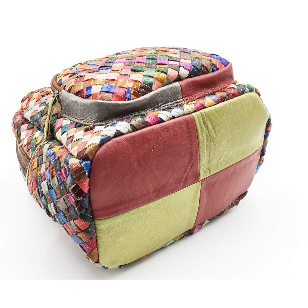 Stylish Leather Backpack for Women - Trendy & Colorful Fashion Daypack - Perfect for Work, Travel & Daily Use