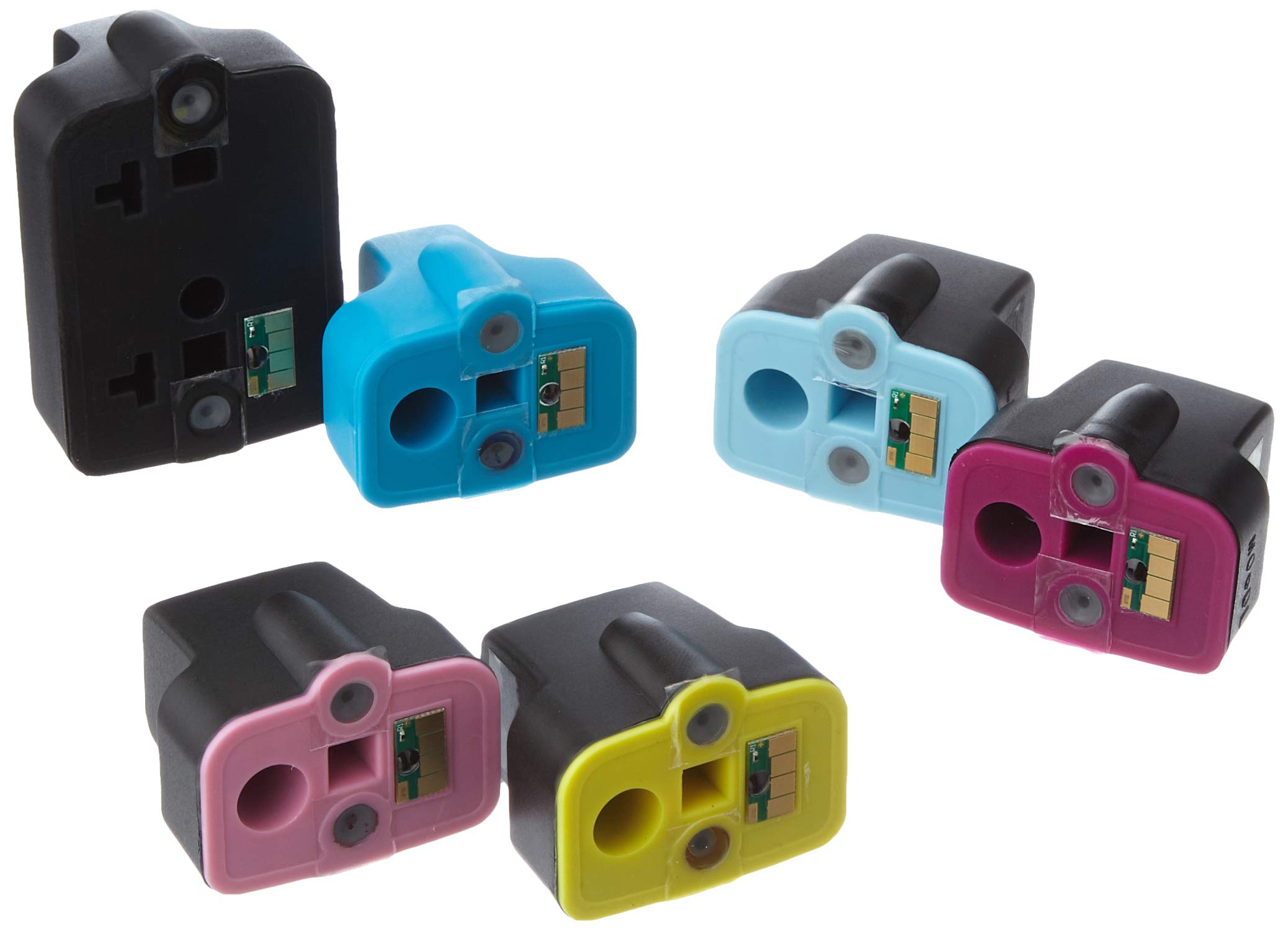 6-Pack High-Yield HP 363 Compatible Ink Cartridges - Black/Cyan/Magenta/Yellow for HP Photosmart Printers | Non-OEM Replacement | Perfect for Home Office Printing, School Projects & Photo Printing