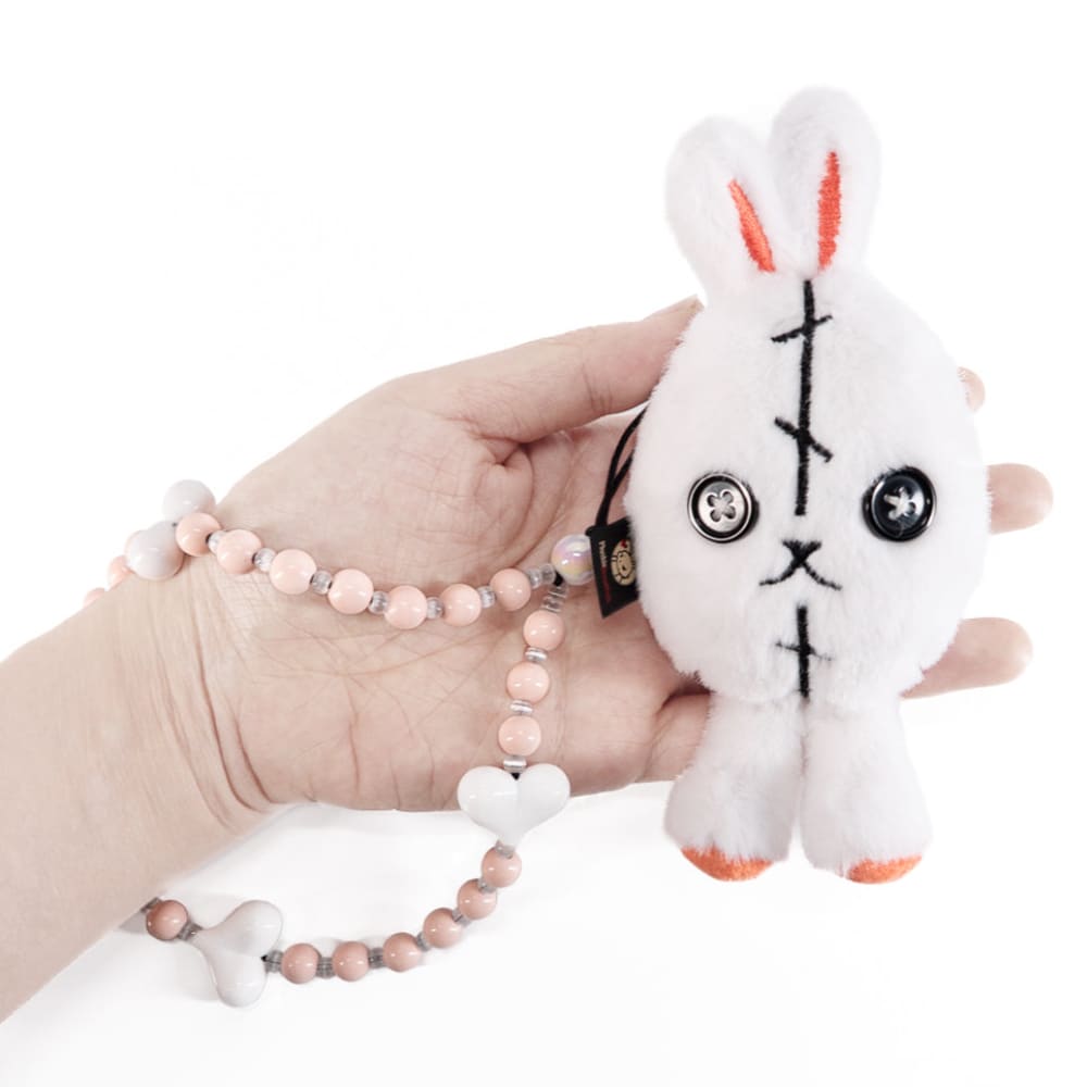 Cute Egg Bunny Plush Keychain - Soft Stuffed Animal Toy for Kids & Adults - Perfect for Backpacks, Gifts & Easter Decorations