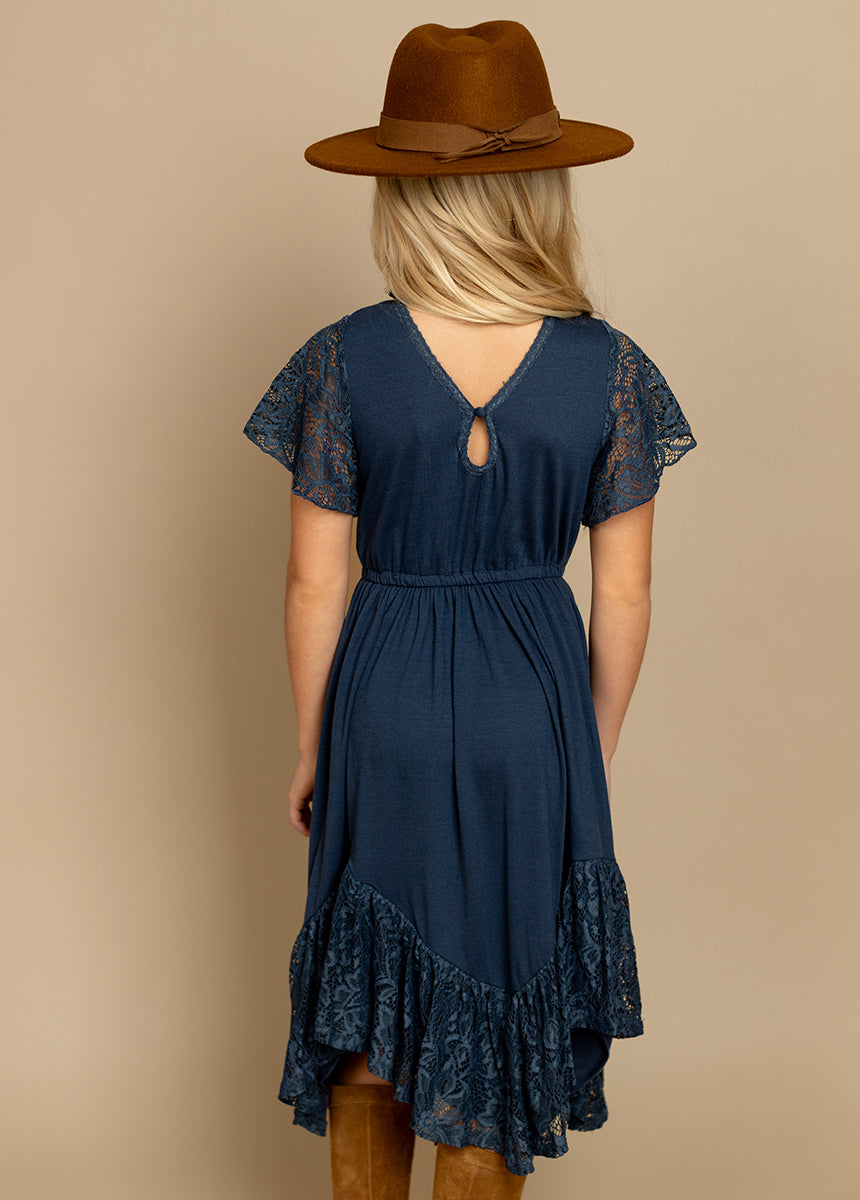 Nemia Women's Navy Blue Casual Dress - Perfect for Office, Party & Everyday Wear