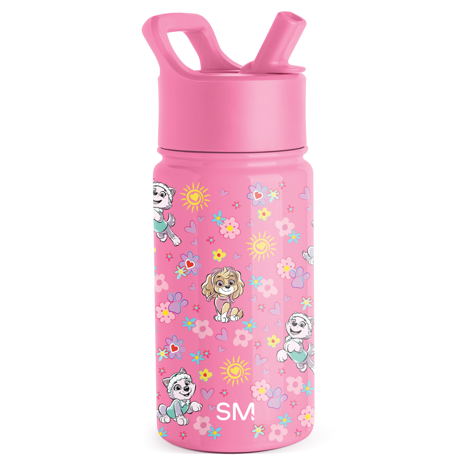 Summit Kids Water Bottle with Straw Lid - BPA Free, Leak Proof, Insulated Stainless Steel Bottle for School, Sports & Outdoor Activities