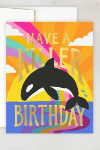 Funny Killer Birthday Card - Hilarious & Unique Greeting Card for Friends & Family - Perfect for Parties, Gifts & Special Occasions