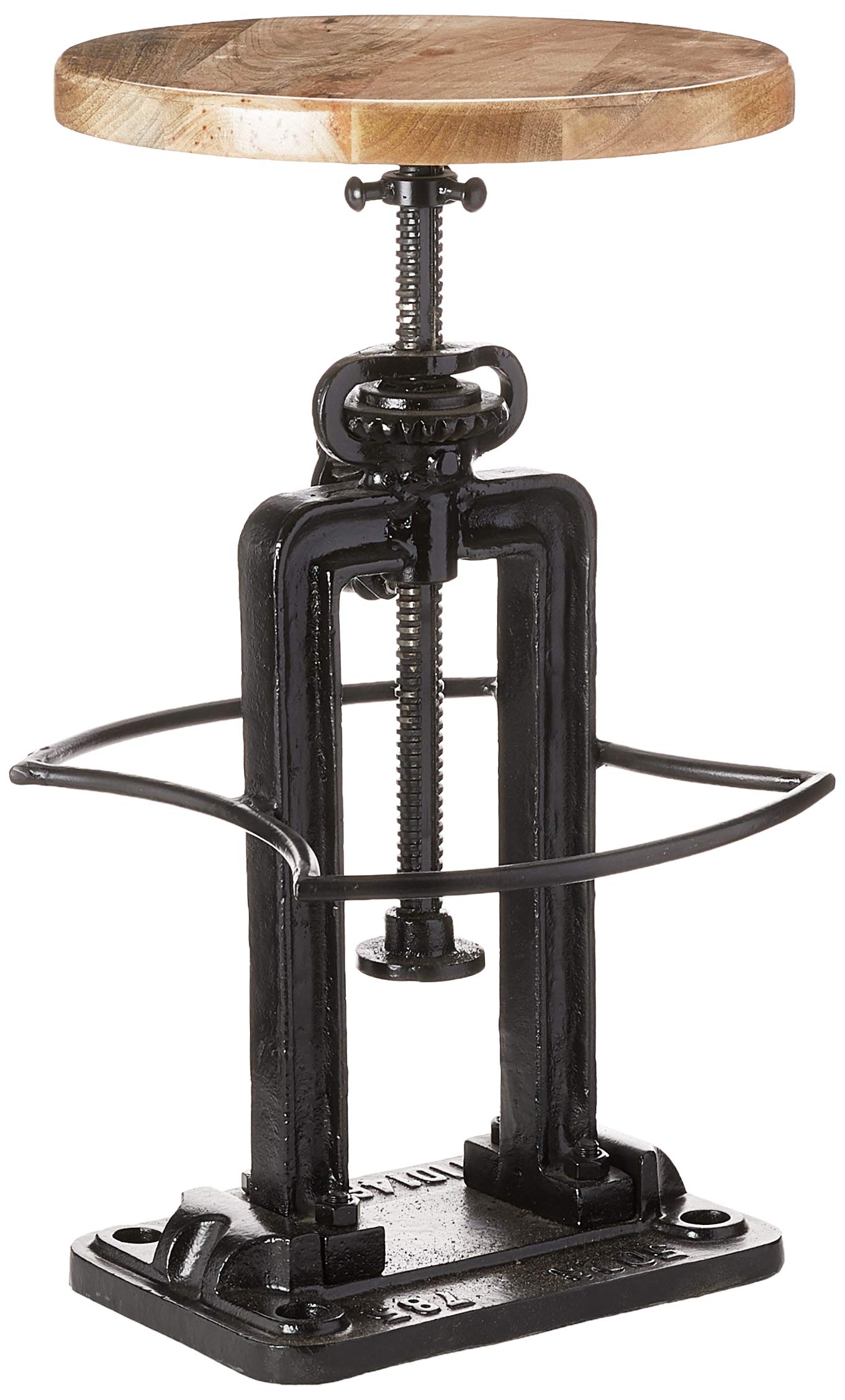 LR Home Creative Cast Iron Industrial Stool - 15