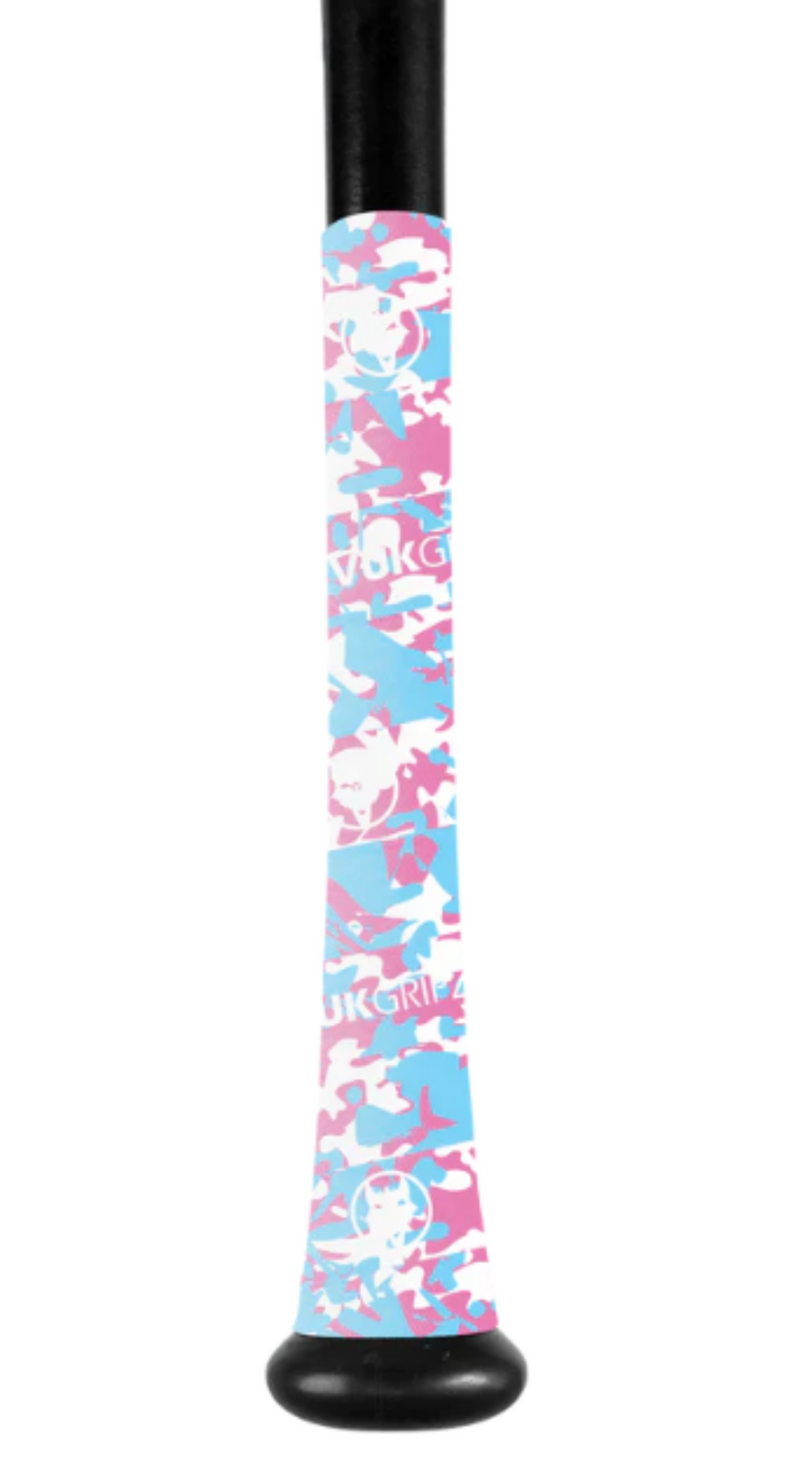 Vukgripz Cotton Candy Camo Bat Grip Tape - Non-Slip Baseball & Softball Bat Handle Grip for Better Control & Comfort - Perfect for Youth & Adult Players in Games & Practice