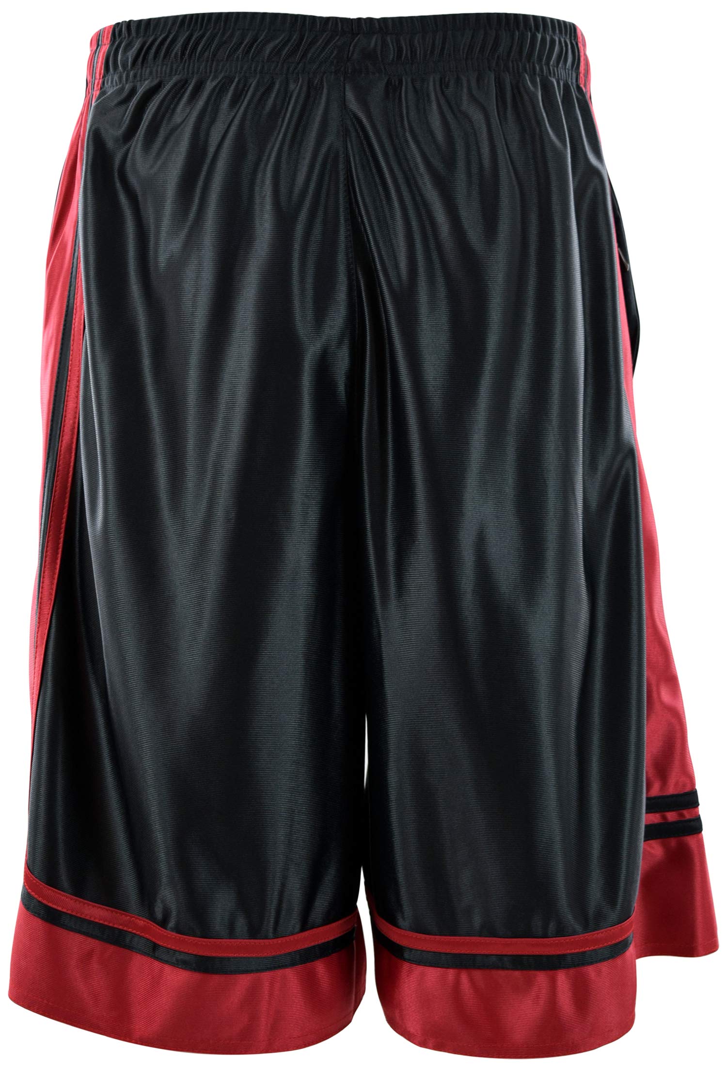 Men's Athletic Basketball Shorts with Zippered Pockets - Breathable Gym Workout Shorts for Training, Running & Casual Wear