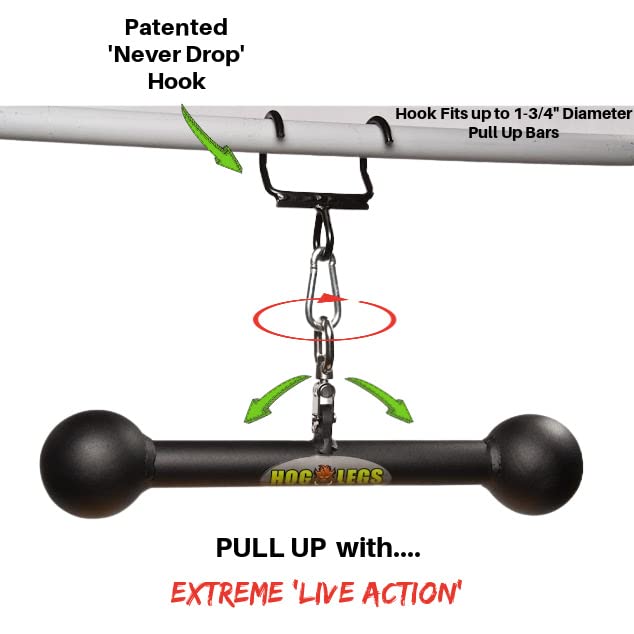HOG Legs 'Hog Balls' Upper Body Gym Equipment - Premium Cable Arm & Back Workout Attachments for Strength Training | Perfect for Home & Commercial Gym Use