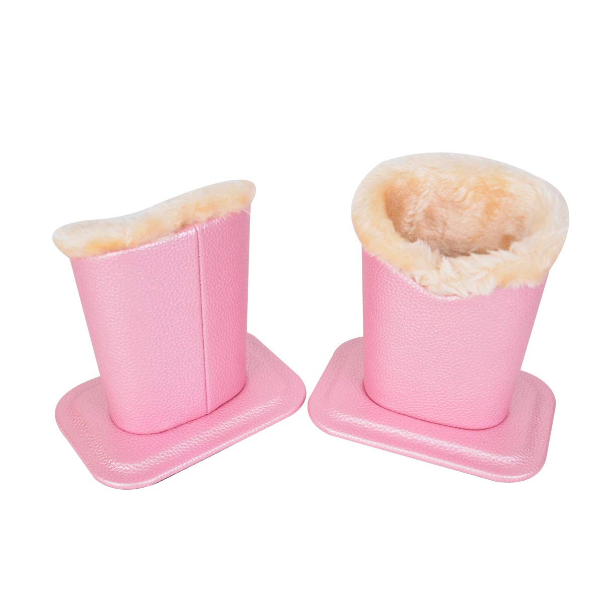Baitaihem 2 Pack Soft Plush Lined Eyeglasses Holder Stand - Protective Glasses Case for Desk & Nightstand - Perfect for Home, Office, and Travel Organization