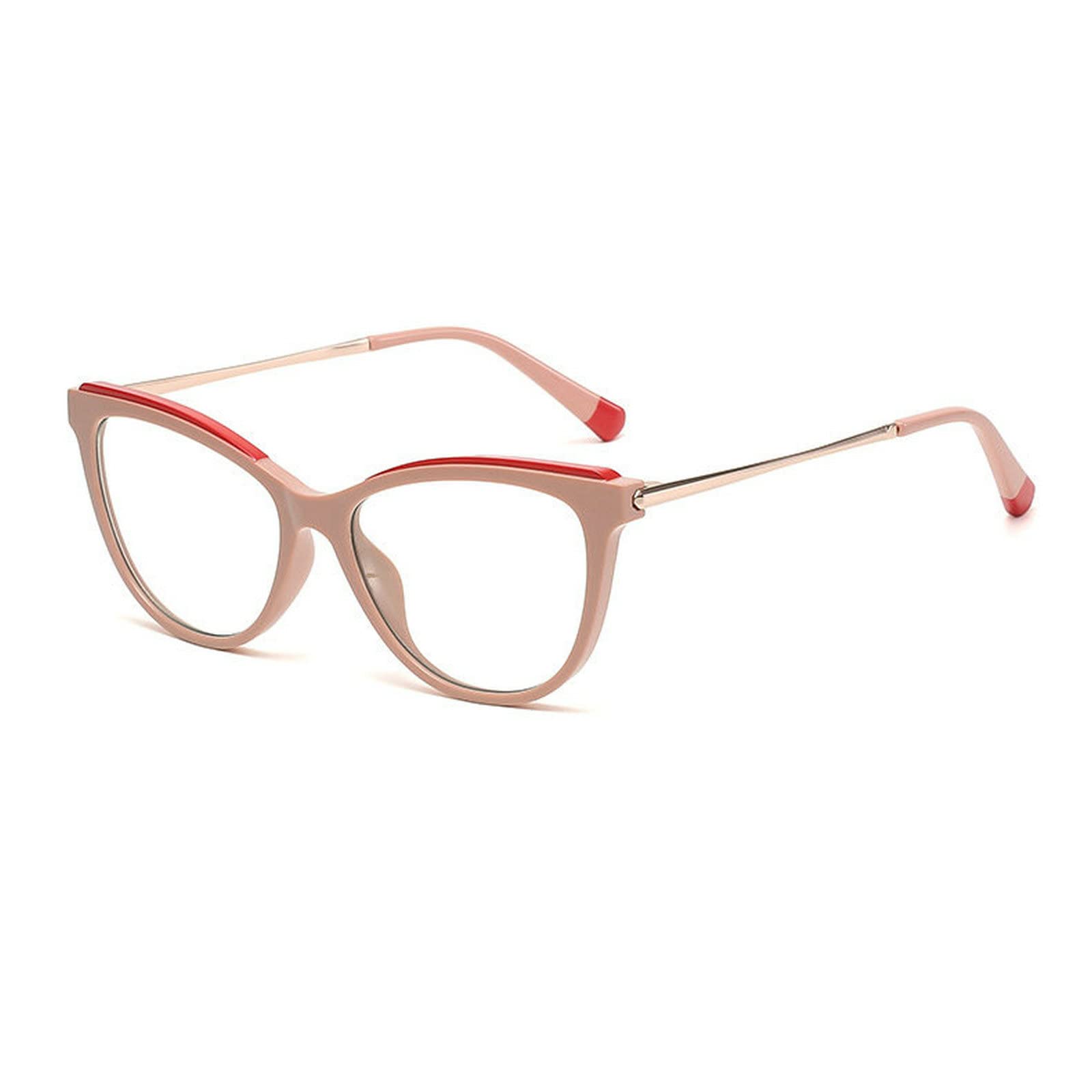 Blue Light Blocking Reading Glasses for Women - Cat Eye Style Presbyopic Magnifier Glasses with Anti-UV Protection | Perfect for Computer Work, Reading & Nighttime Use