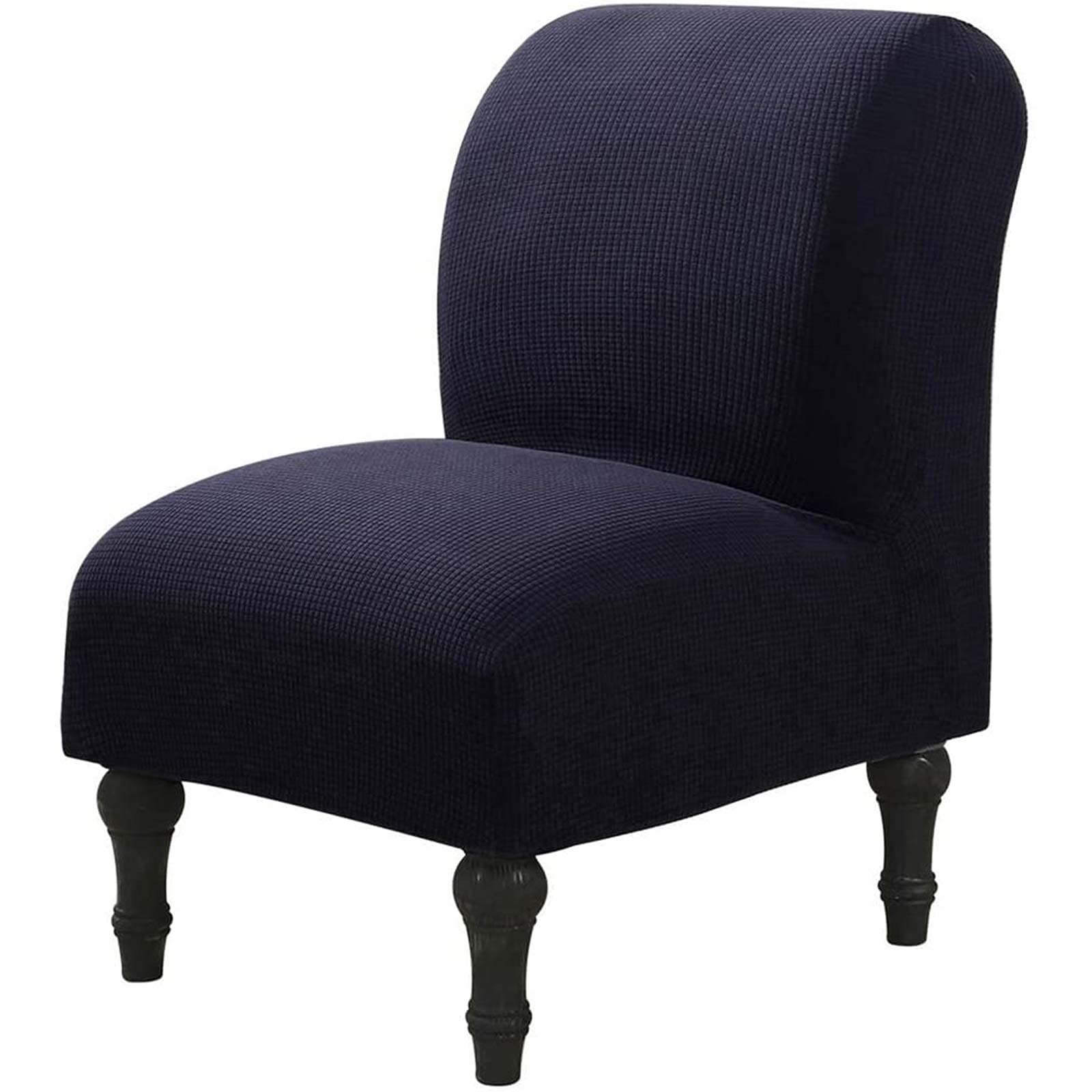 Eco-Friendly Armless Chair Slipcover - Removable Washable Accent Chair Cover, Printed Furniture Protector for Living Room, Dining Room & Hotel Use | Perfect for Home Decor & Hospitality Settings