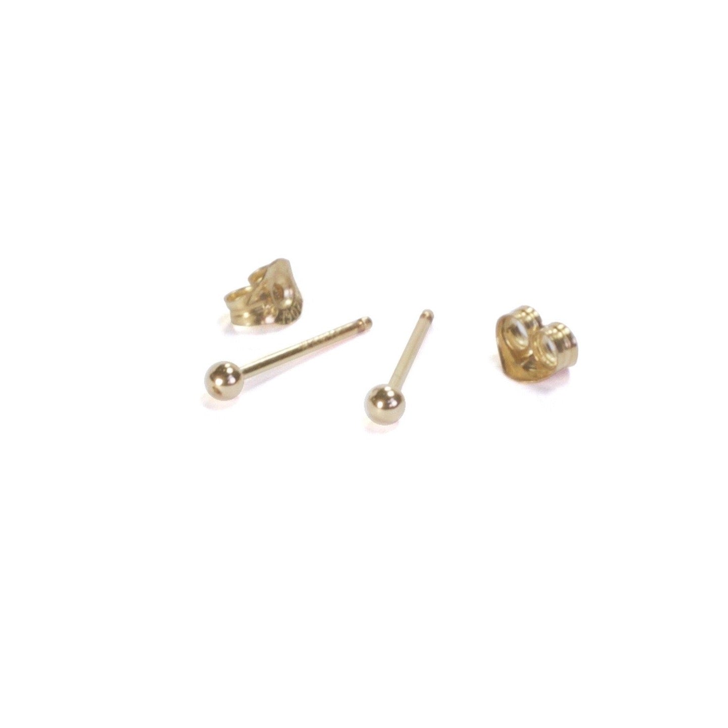 Tiny Gold Ball Stud Earrings for Women - Minimalist Elegant Jewelry for Everyday Wear & Special Occasions