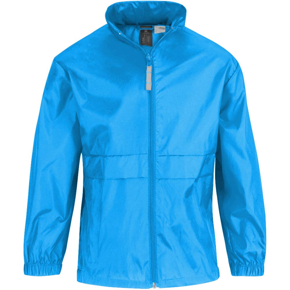 B&C Children's Sirocco Lightweight Jacket - Breathable, Water-Resistant Kids Jacket for Outdoor Adventures and School Playgrounds