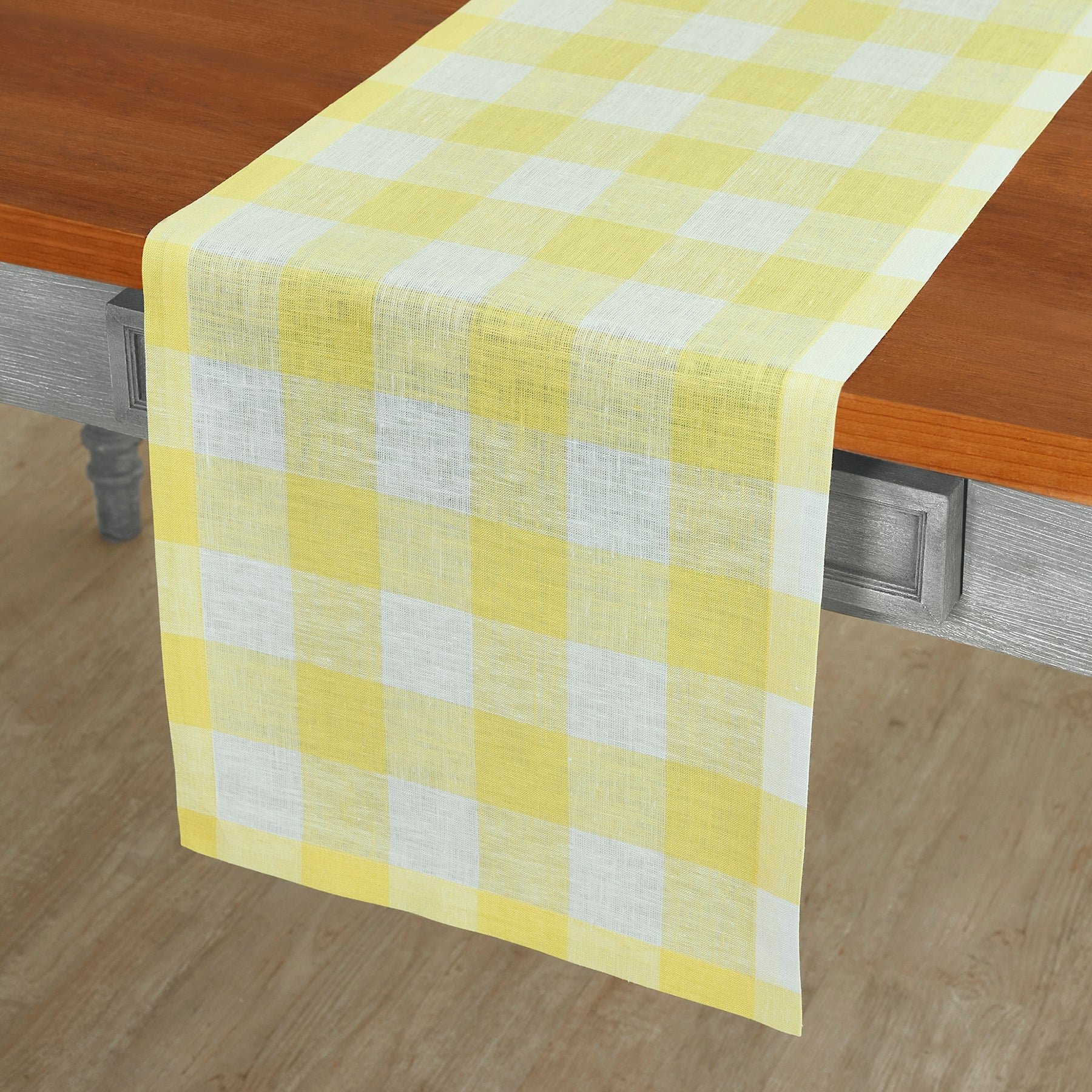 Buffalo Check Plaid Table Runner - Christmas Holiday Farmhouse Dining Decor for Kitchen, Dining Room, and Party Decorations