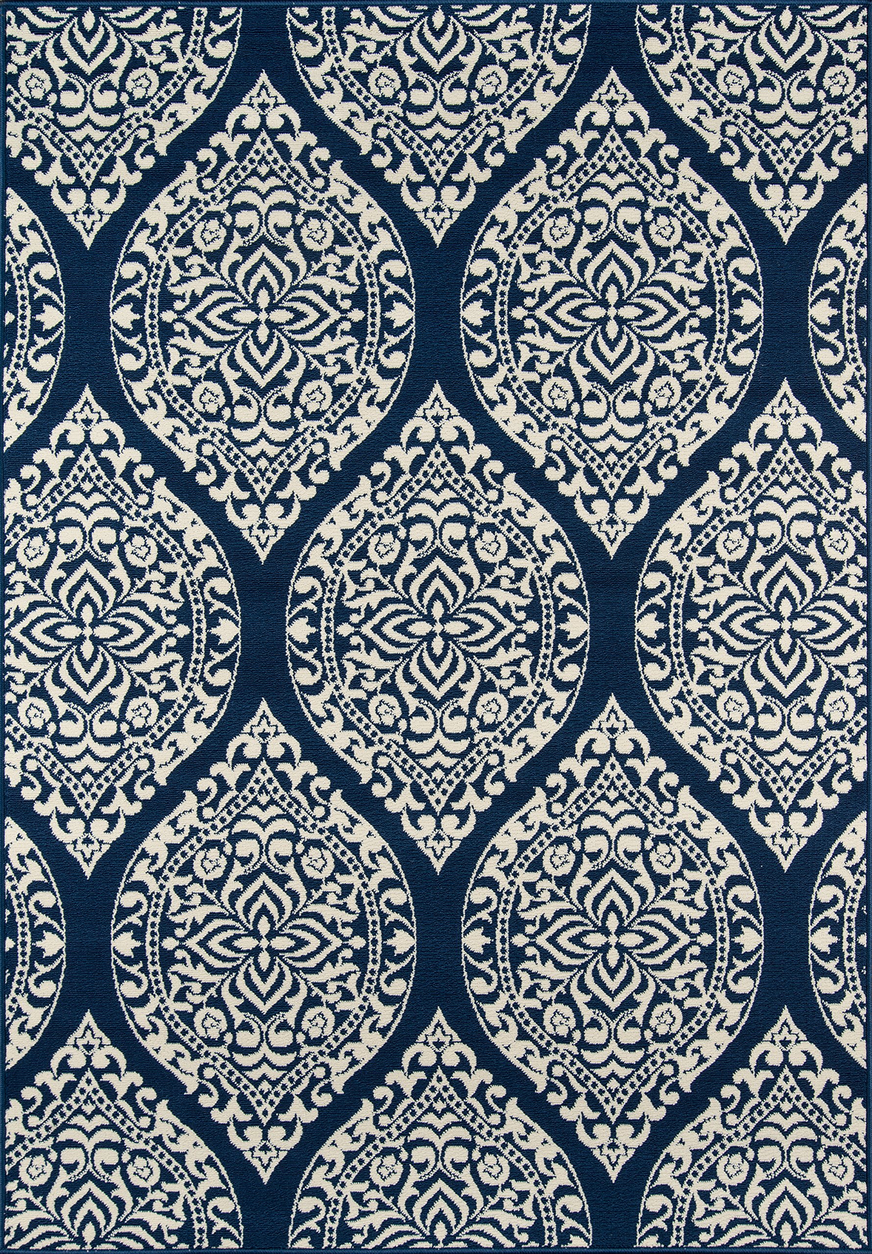 Momeni Baja Collection Navy Blue Area Rug 8'6