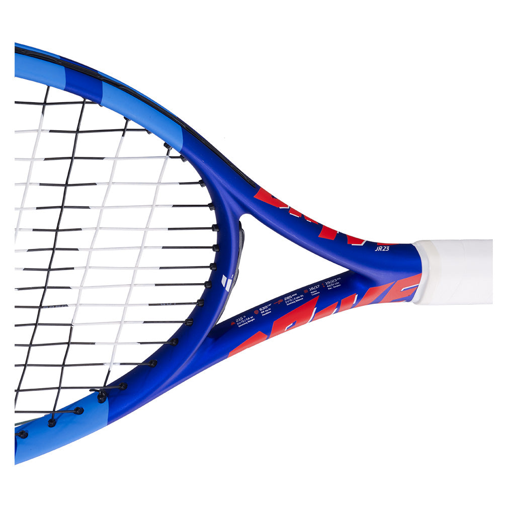 Drive Junior 23 Prestrung Tennis Racquet for Kids - Lightweight Blue Youth Tennis Racket - Perfect for Beginners & Junior Players - Ideal for Training, Practice & Recreational Play
