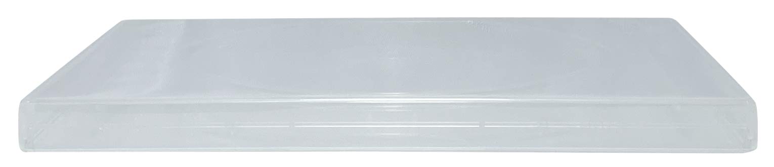 25 Pack Clear Double DVD Cases with Hinged Cover - Perfect for Movie Collections, Music Albums, and Data Storage