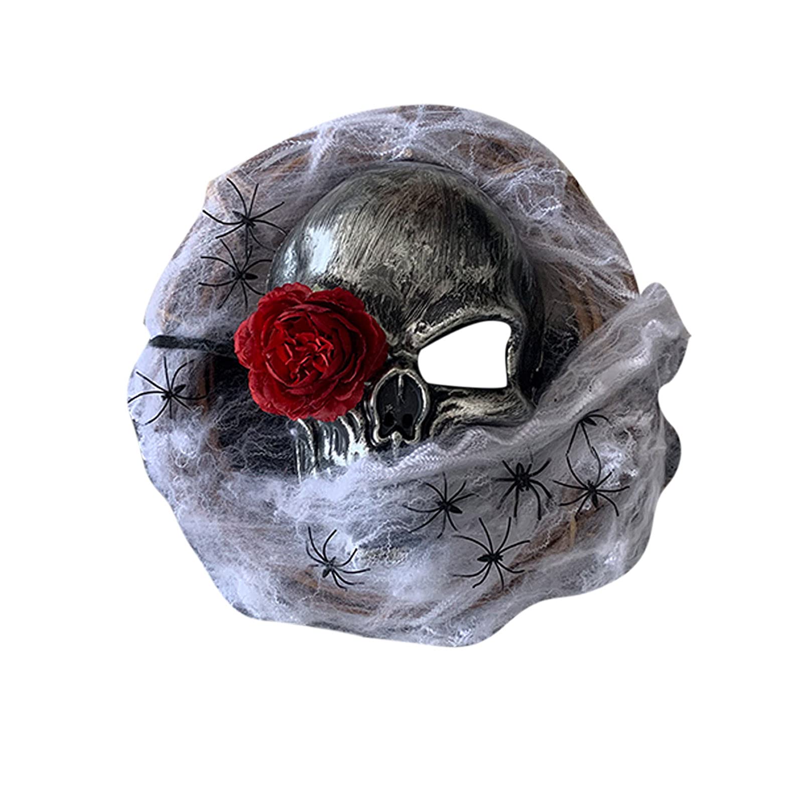 Spooky Halloween Wreath for Doors - Haunted House Scary Decor for Outdoor & Indoor Use - Perfect for Front Porch, Windows, and Party Decorations