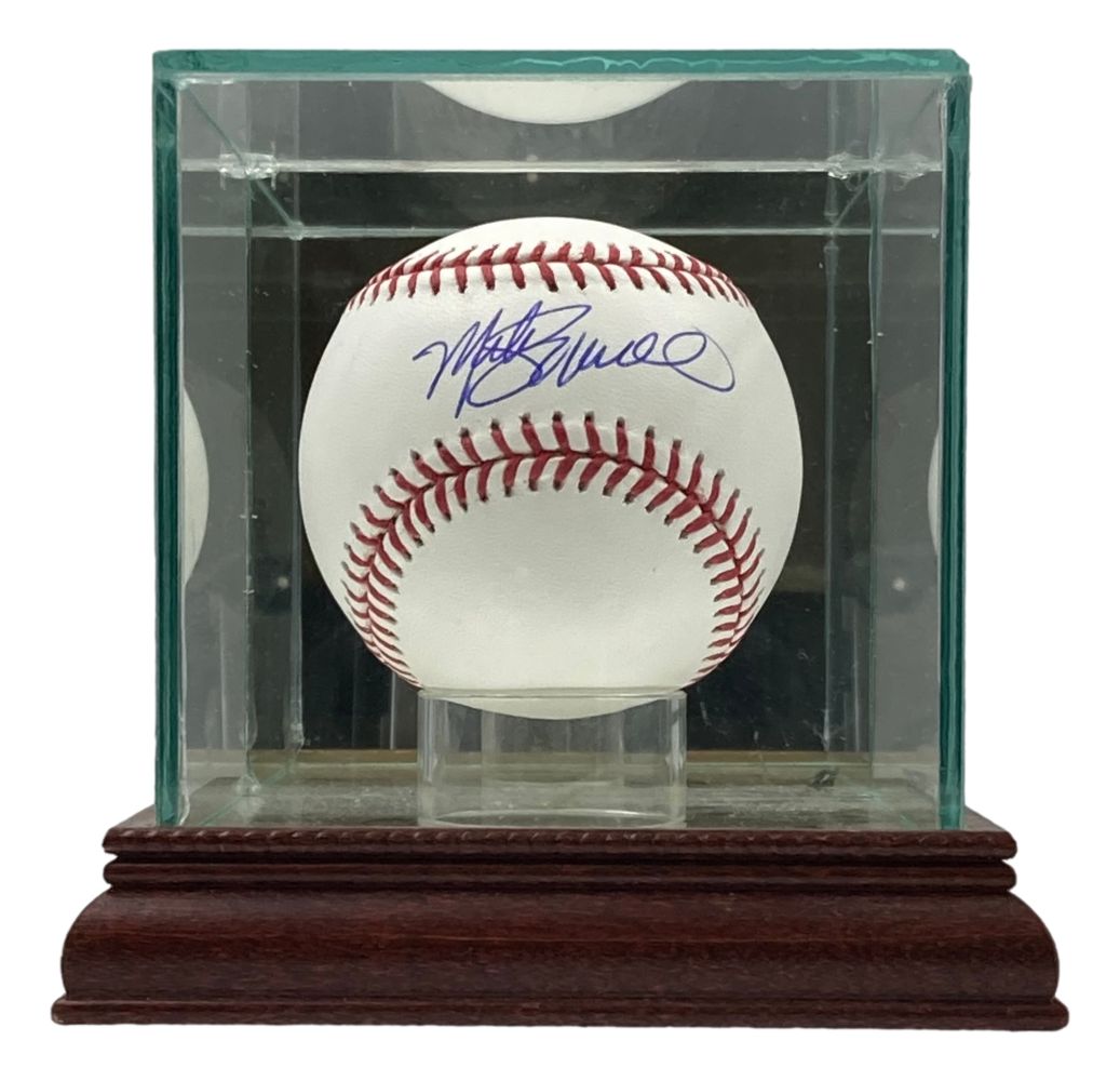 Authentic Mike Schmidt Philadelphia Phillies Signed Official MLB Baseball with Display Case - Perfect for Collectors, Fans, and Sports Memorabilia Displays