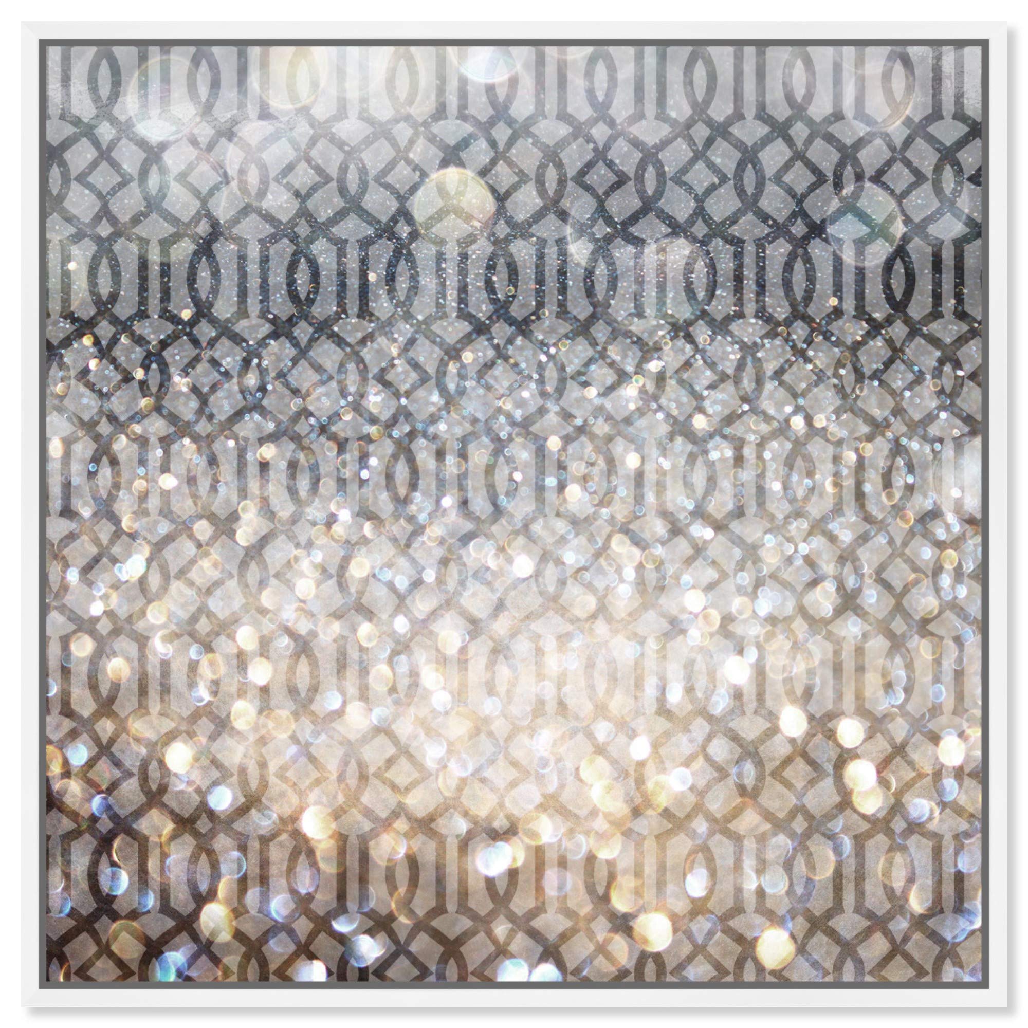 Abstract Framed Wall Art Canvas Prints 'Floresque' Floral Patterns - Modern Home Decor for Living Room, Bedroom & Office