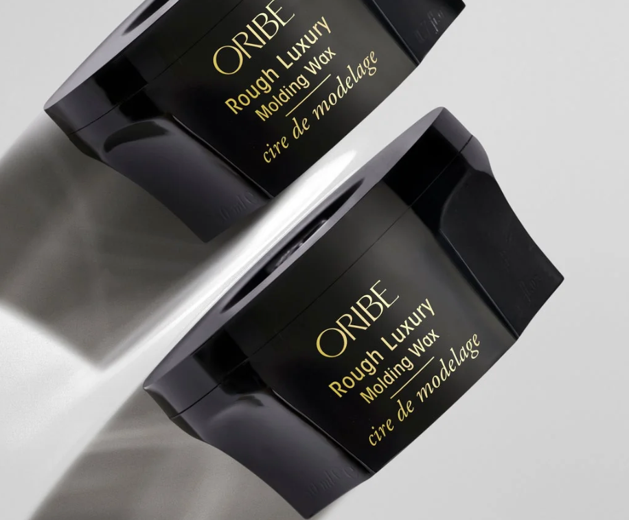 Oribe Rough Luxury Molding Wax for Men - Strong Hold Styling Wax for Textured Hairstyles, Matte Finish Hair Product for Pompadour, Quiff & Undercut (2.8 oz) - Perfect for Salon Styling & Everyday Grooming