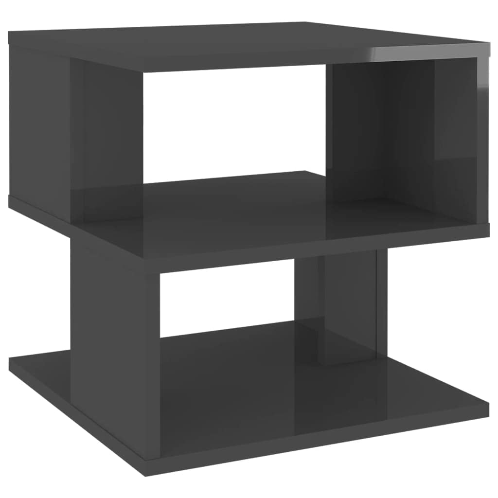 vidaXL Side Table with Storage - End Table, Couch Table, Bedside Table - Multi Colors for Living Room, Bedroom & Office - Compact & Stylish Furniture for Small Spaces