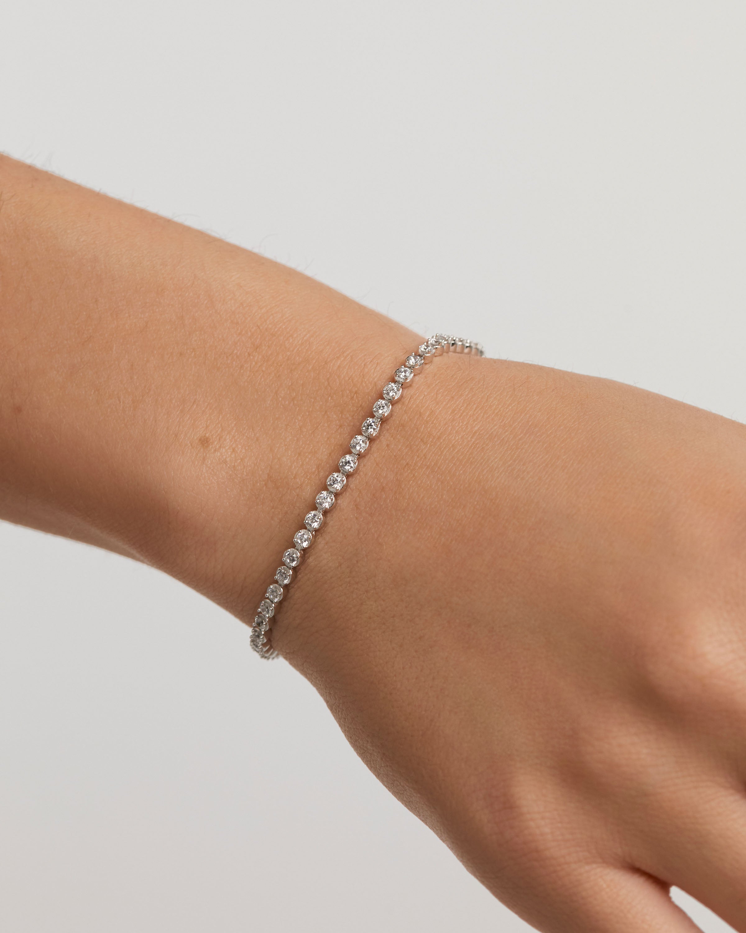Florence Silver Bracelet for Women - Elegant Sterling Silver Jewelry Gift for Her - Perfect for Parties, Weddings & Everyday Wear