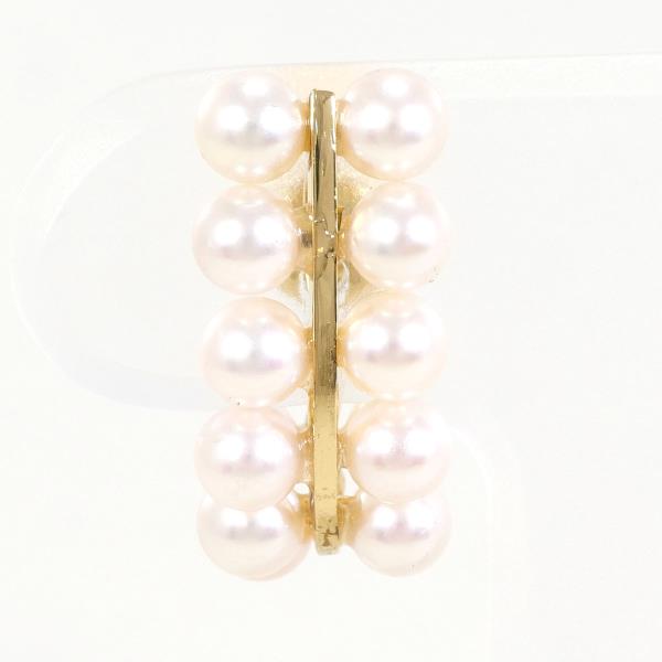 18K Yellow Gold Pearl Earrings - Vintage & Elegant Jewelry for Women | Perfect for Weddings, Parties & Special Occasions