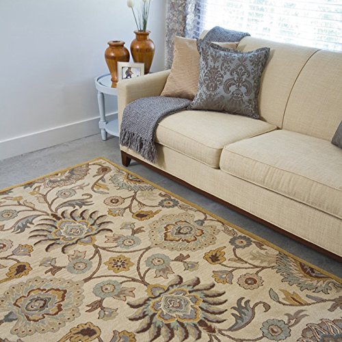 Surya CAE-1036 Caesar Chocolate Brown 3x12 Feet Area Rug - Soft Plush Living Room Rug for Bedroom, Dining Room, and Home Decor