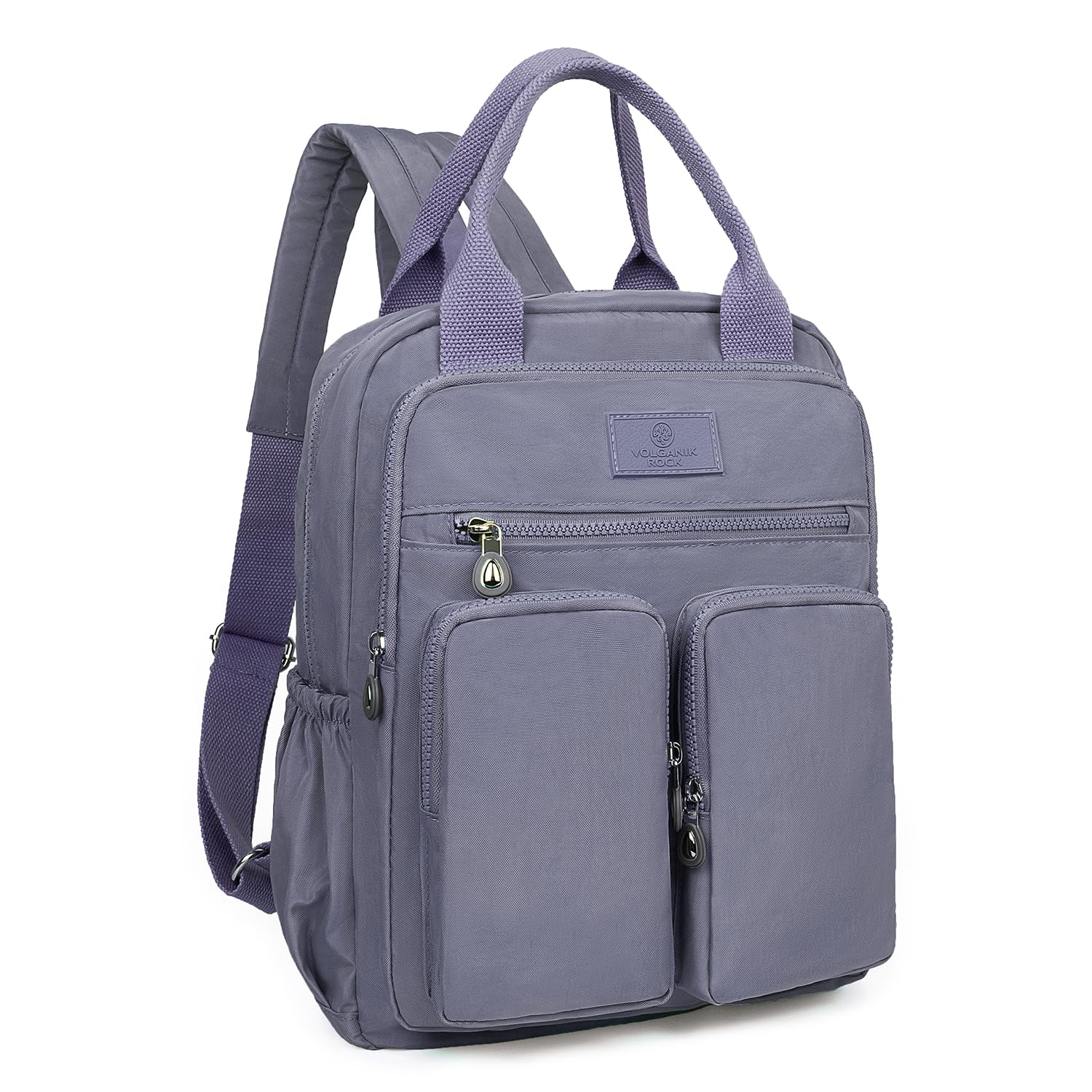 VOLGANIK ROCK Lightweight Nylon Casual Backpack - Water Resistant Daypack with Multiple Pockets for Travel, College & Work | Perfect for Commuting, Campus Use & Weekend Getaways