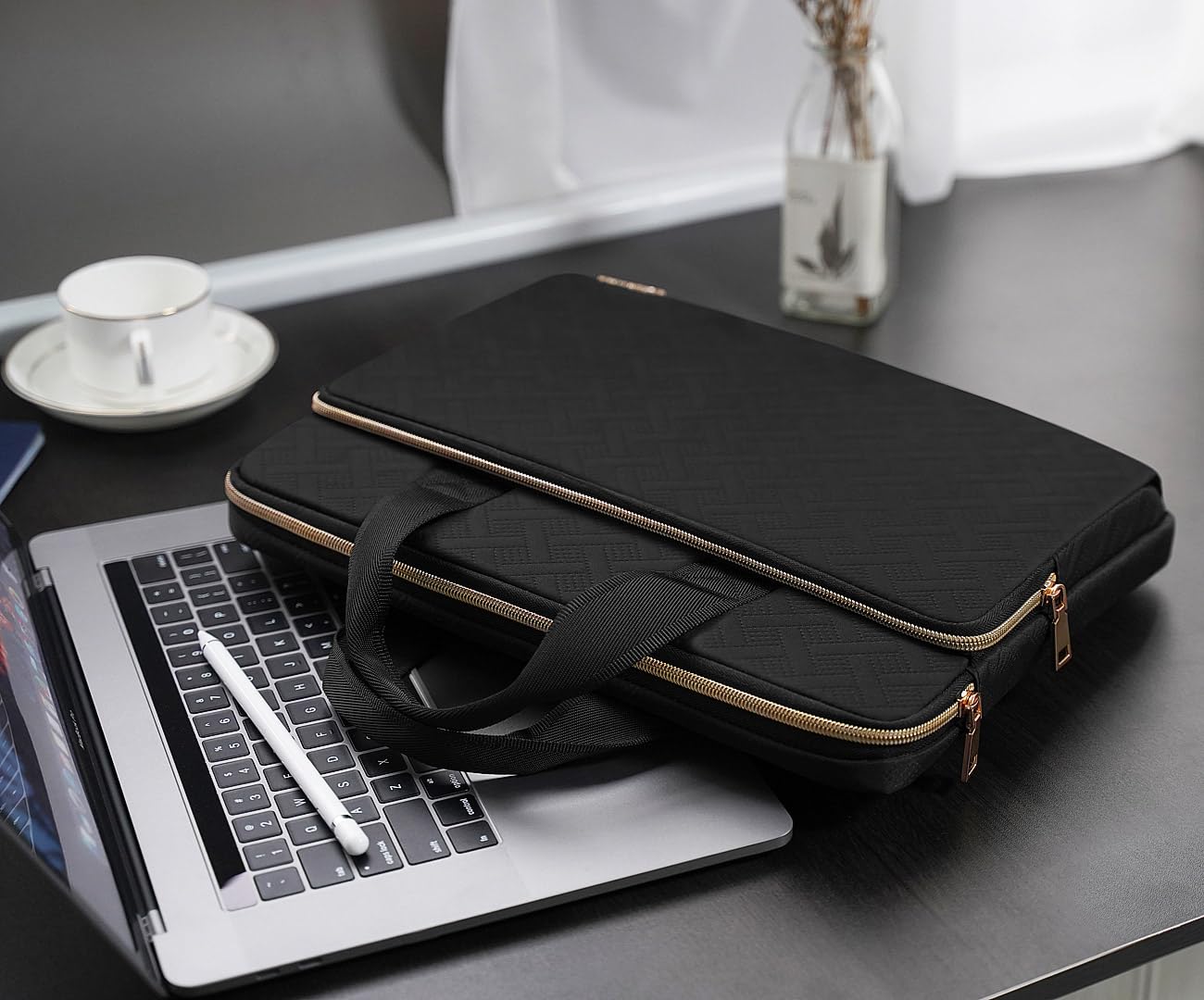 Premium KIZUNA 14 Inch Laptop Sleeve Case - Protective Carrying Bag for 15