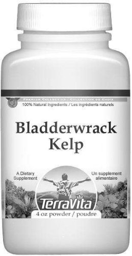 Organic Bladderwrack Kelp Powder - 4 oz | Seaweed Superfood Rich in Iodine & Minerals | Supports Thyroid Health & Digestion | Vegan, Non-GMO | Perfect for Smoothies, Soups & Detox Teas (ZIN: 510968)