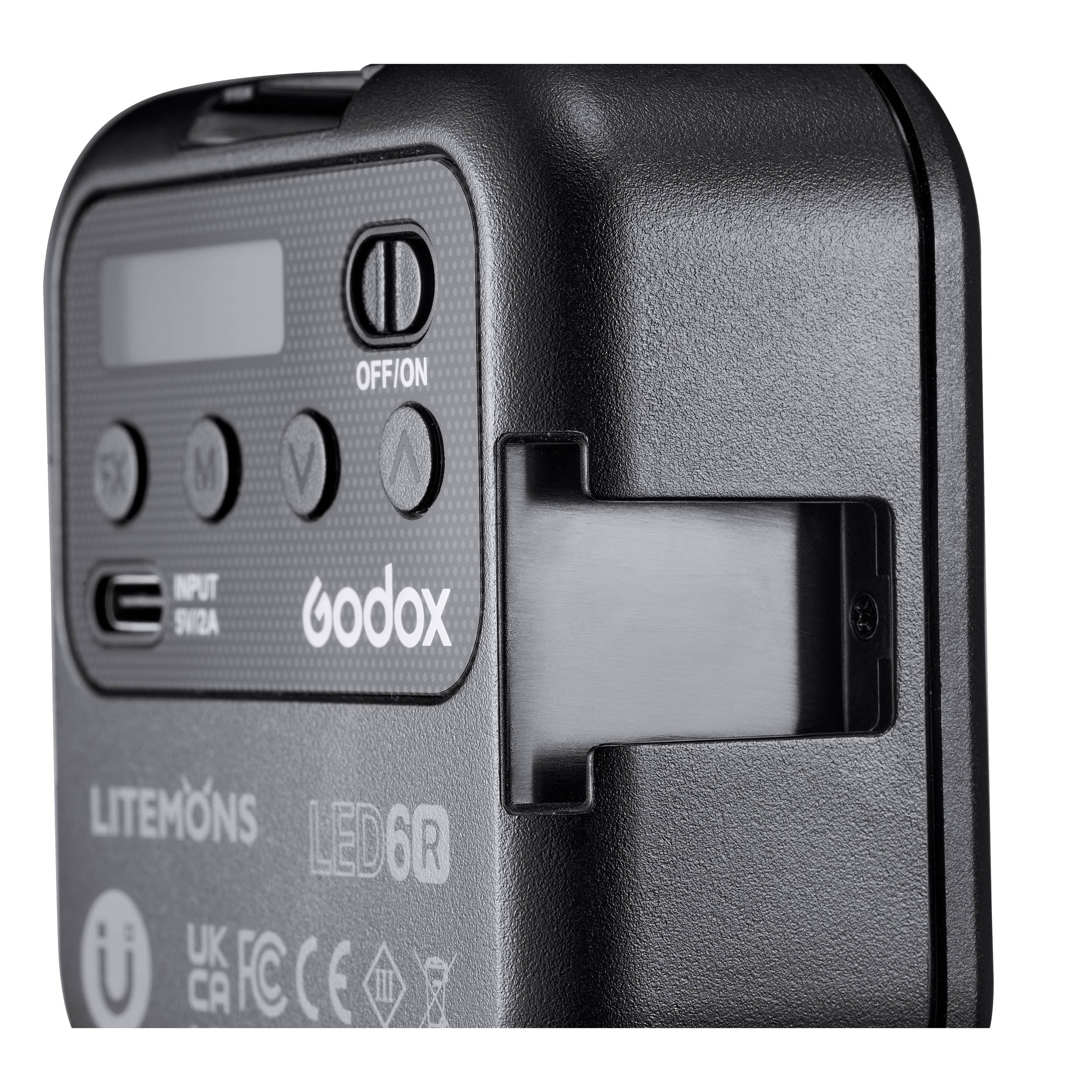 LITEMONS LED6R On-Camera RGB LED Video Light with Adjustable Color Temperature - Perfect for YouTube, Vlogging, and Professional Photography
