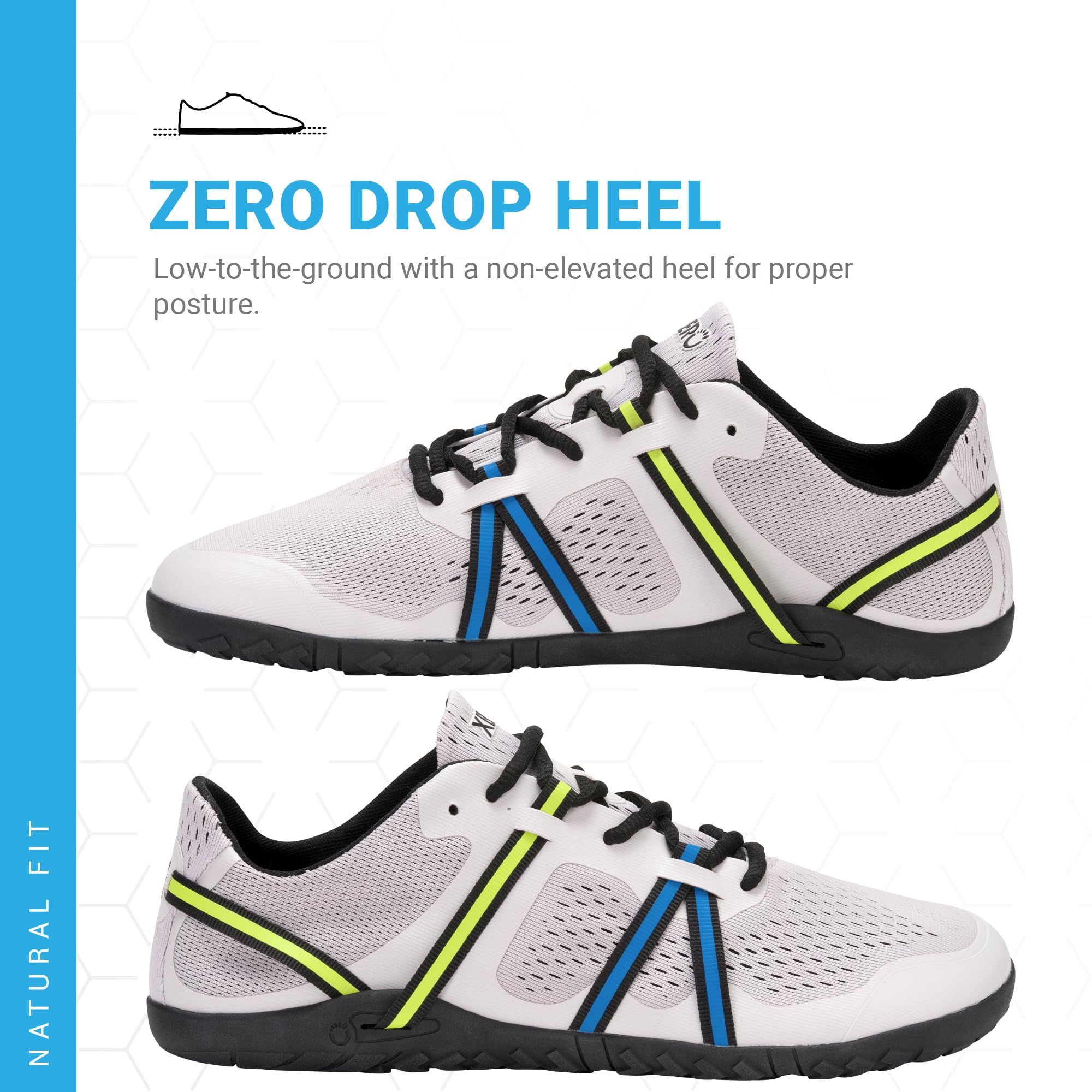 Xero Shoes Barefoot Running Shoes for Men | Zero Drop Minimalist Trail Running Shoes with Wide Toe Box | Lightweight & Flexible for Natural Movement | Perfect for Trail Running, Gym Workouts & Everyday Wear