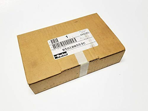 Parker Hannifin B5G1BB54902C Series B5 Aluminum 3-Way Pneumatic Solenoid Valve - 24VDC, 180° Rotated Solenoid, 1/4