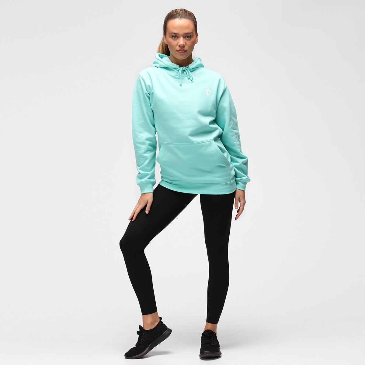 Peppermint Diamond Hoodie - Women's Soft Fleece Pullover Sweatshirt with Unique Print | Perfect for Casual Wear, Gym & Outdoor Activities