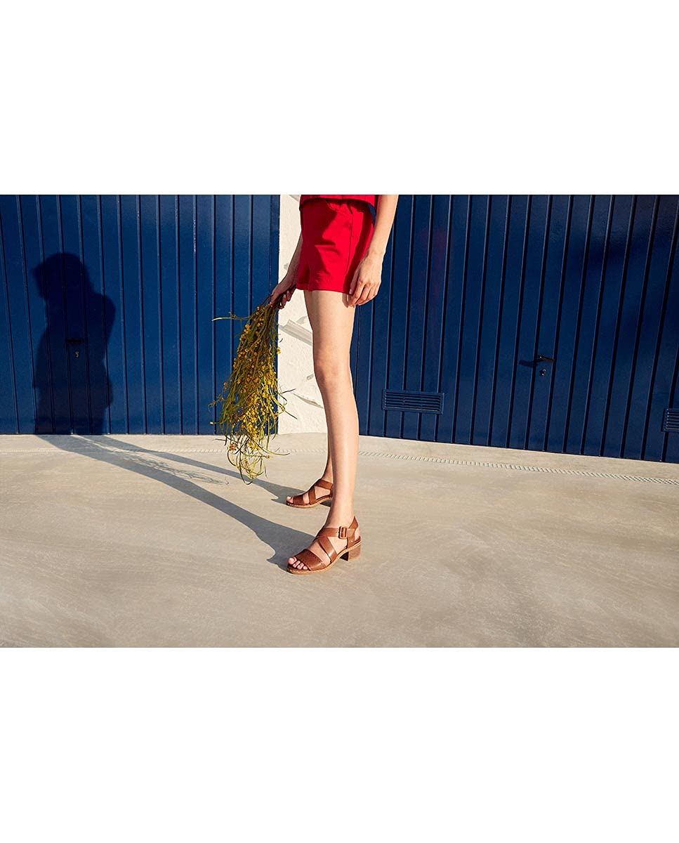 PIKOLINOS Women's Leather Heeled Sandals - Comfortable & Stylish Blanes for Casual Outings, Parties & Summer Wear