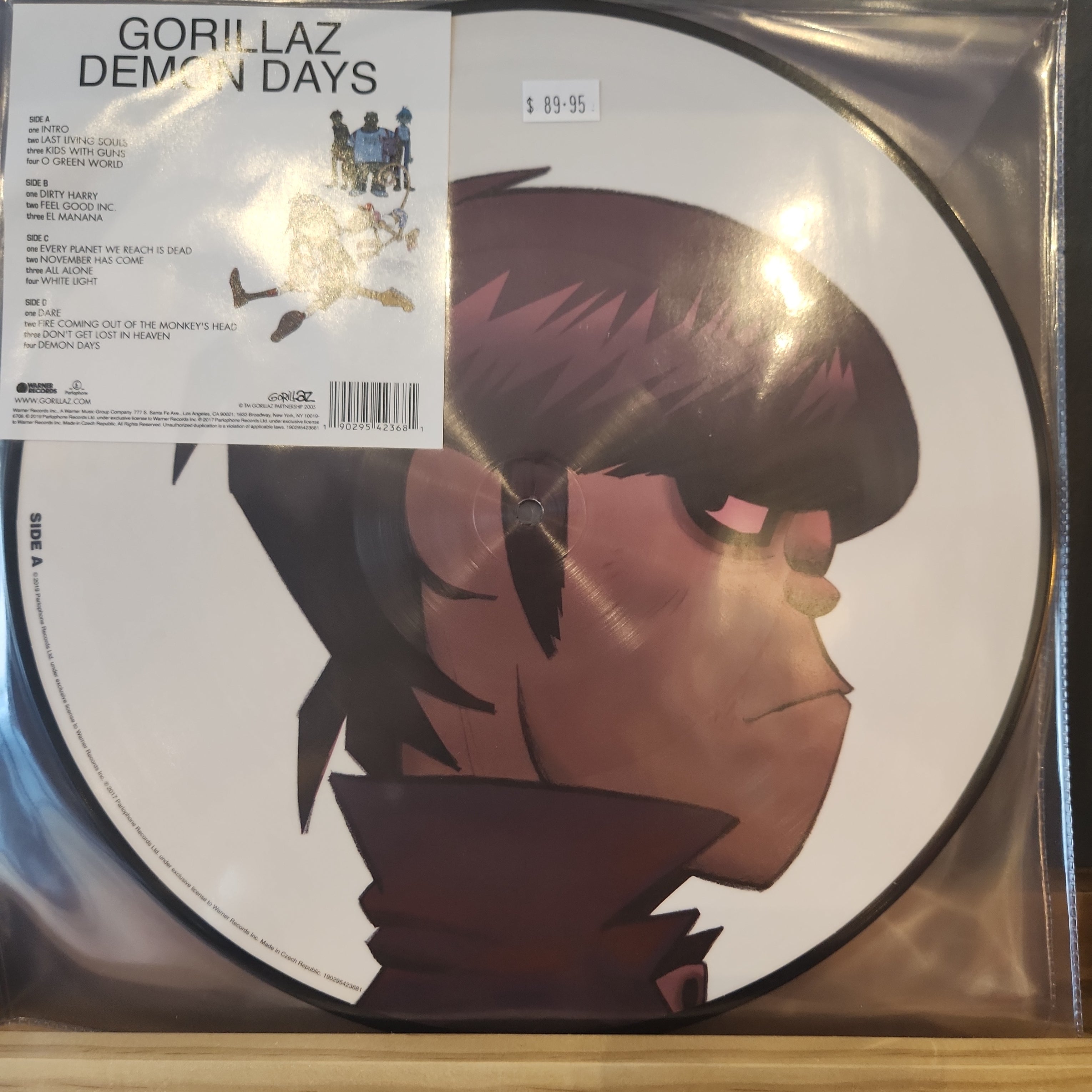 Gorillaz Demon Days Limited Edition Picture Disc Vinyl LP - Exclusive Collectible Record for Music Lovers & Vinyl Enthusiasts - Perfect for Home Listening, Gifts & Music Collections