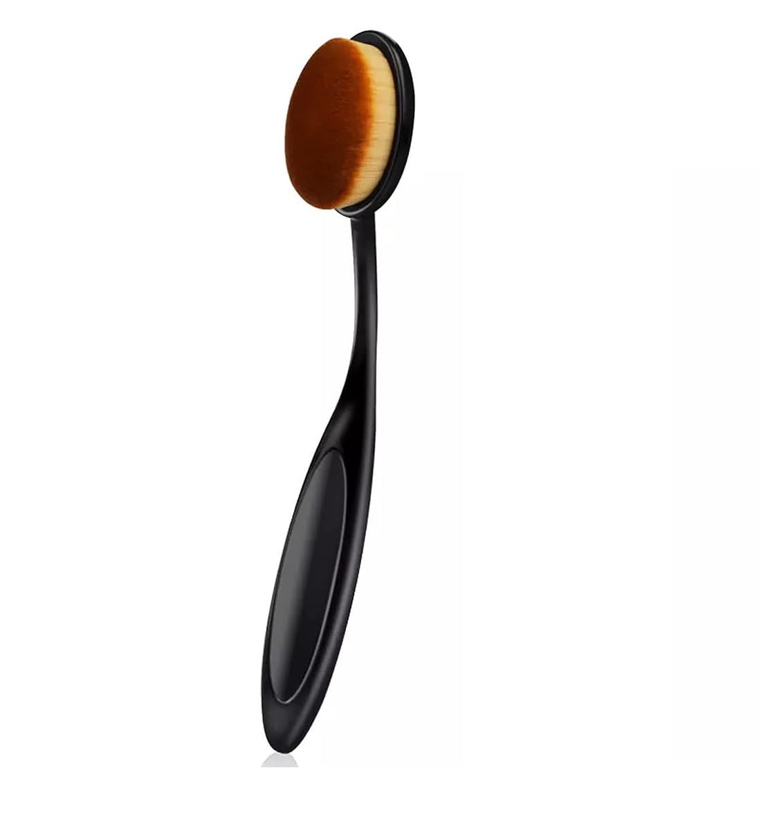 Oval Makeup Brush for Blending Foundation & Powder - Soft Dark Pink (Pack of 2) - Perfect for Flawless Makeup Application
