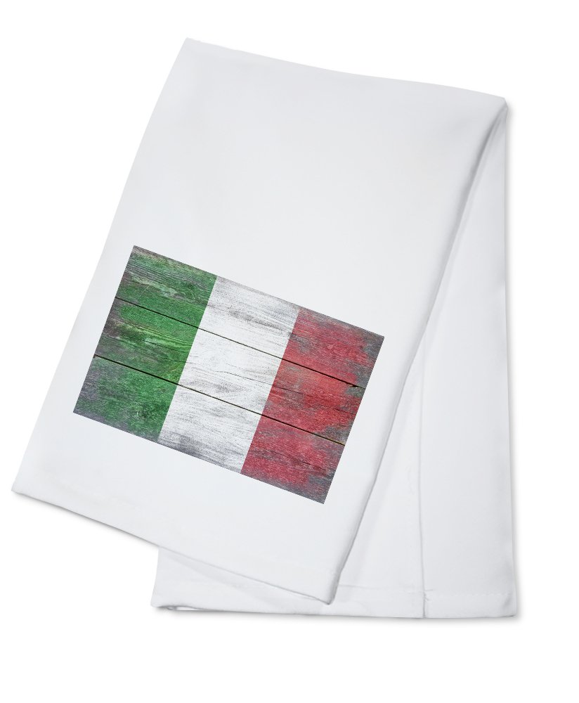 Rustic Italian Country Flag - 100% Cotton Tea Towel & Decorative Hand Towel for Kitchen, Home Decor | Perfect for Farmhouse Style, Italian-Themed Parties & Gift Giving