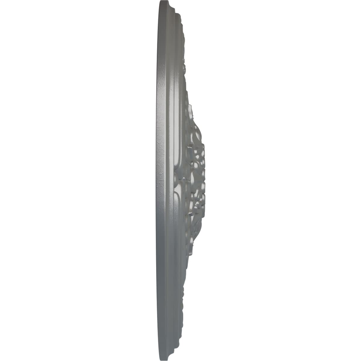 Ekena Millwork Athens Ceiling Medallion - Hand-Painted Silver Finish - Elegant Home Decor for Dining Rooms & Entryways
